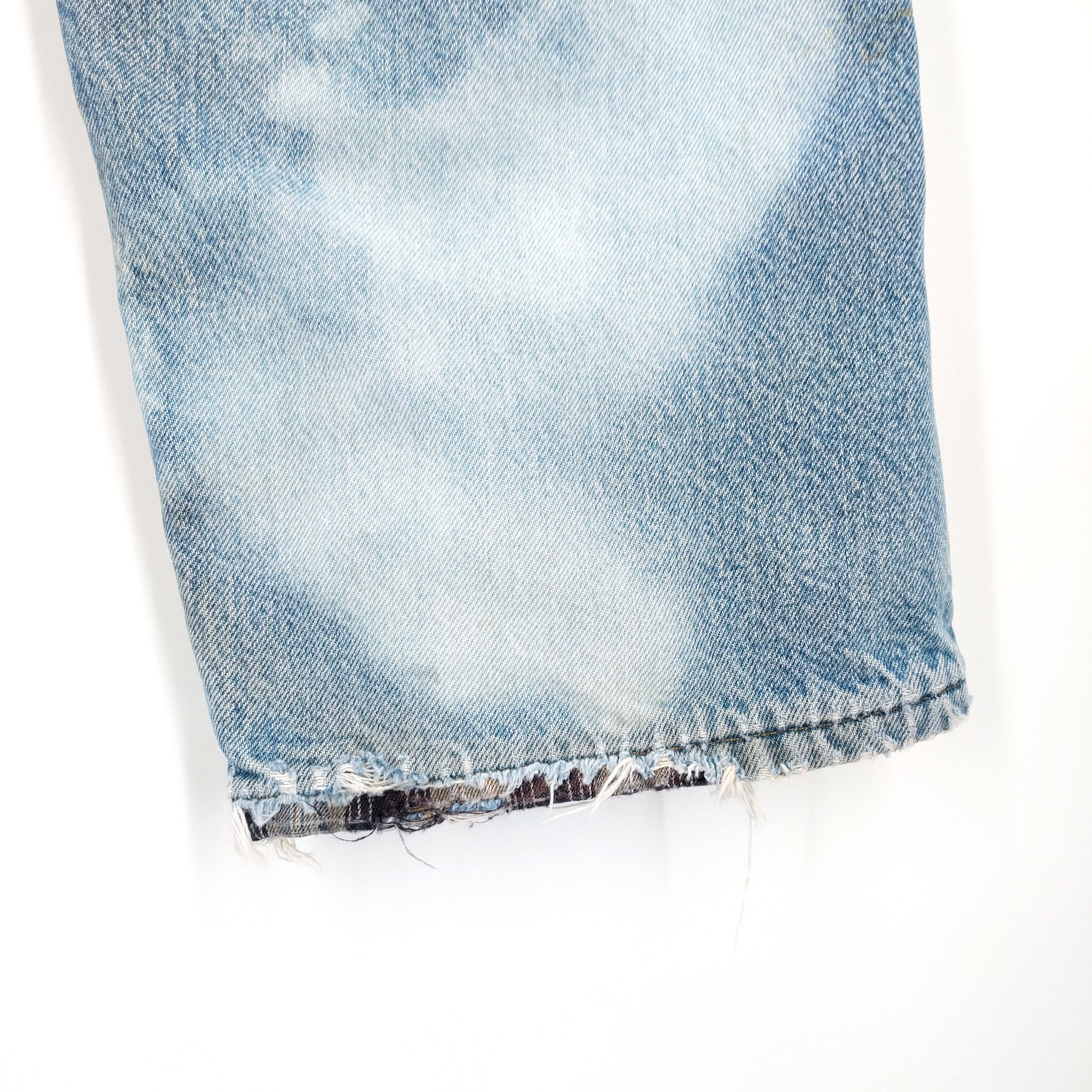 Carhartt × Vintage Vintage Carhartt Custom Painted Flannel Lined Jeans Size US 38 / EU 54 - 9 Thumbnail
