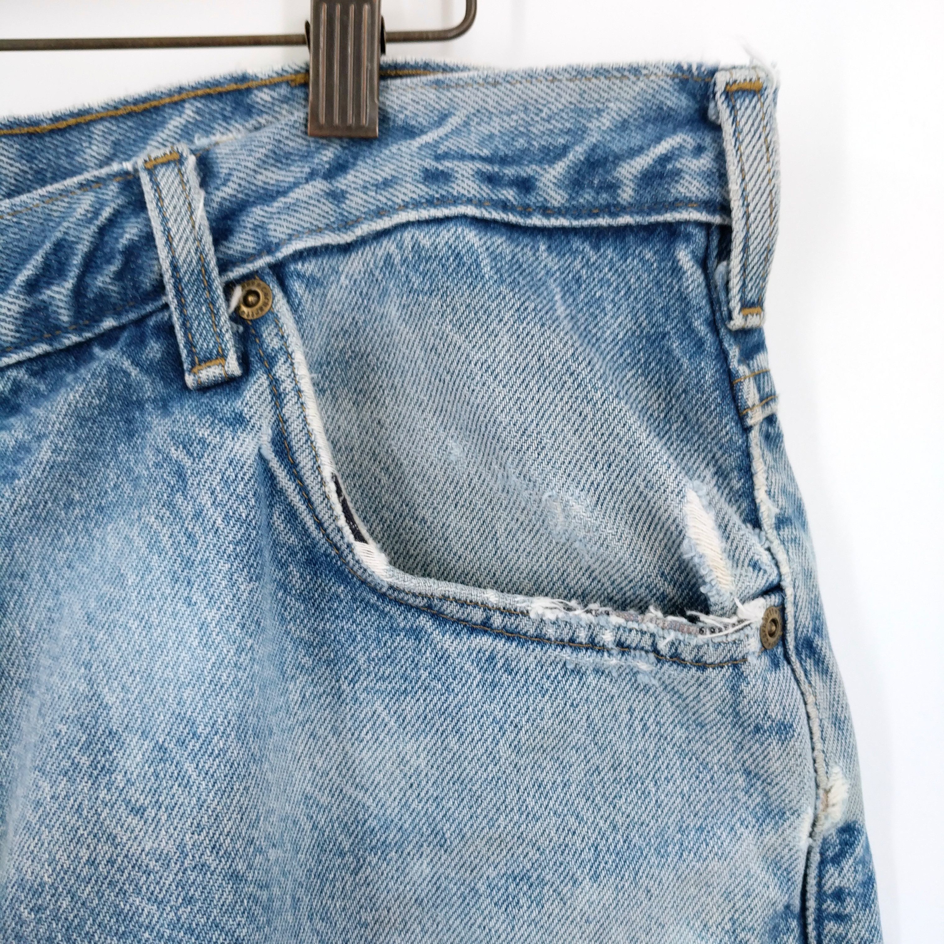 Carhartt × Vintage Vintage Carhartt Custom Painted Flannel Lined Jeans Size US 38 / EU 54 - 5 Thumbnail