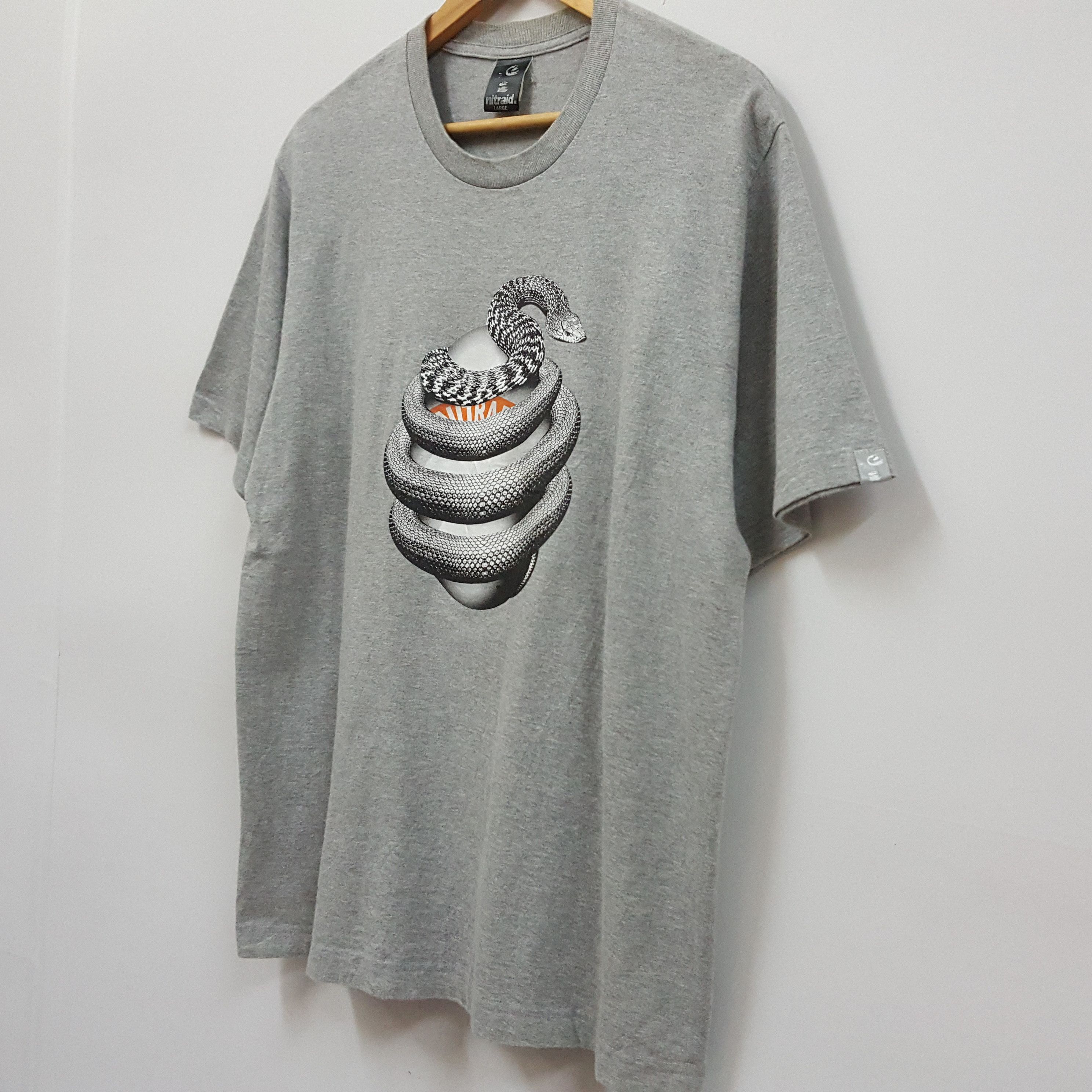 Japanese Brand × Nitraid Vintage Japanese brand NITRAID nice design t-shirt Size US L / EU 52-54 / 3 - 4 Thumbnail