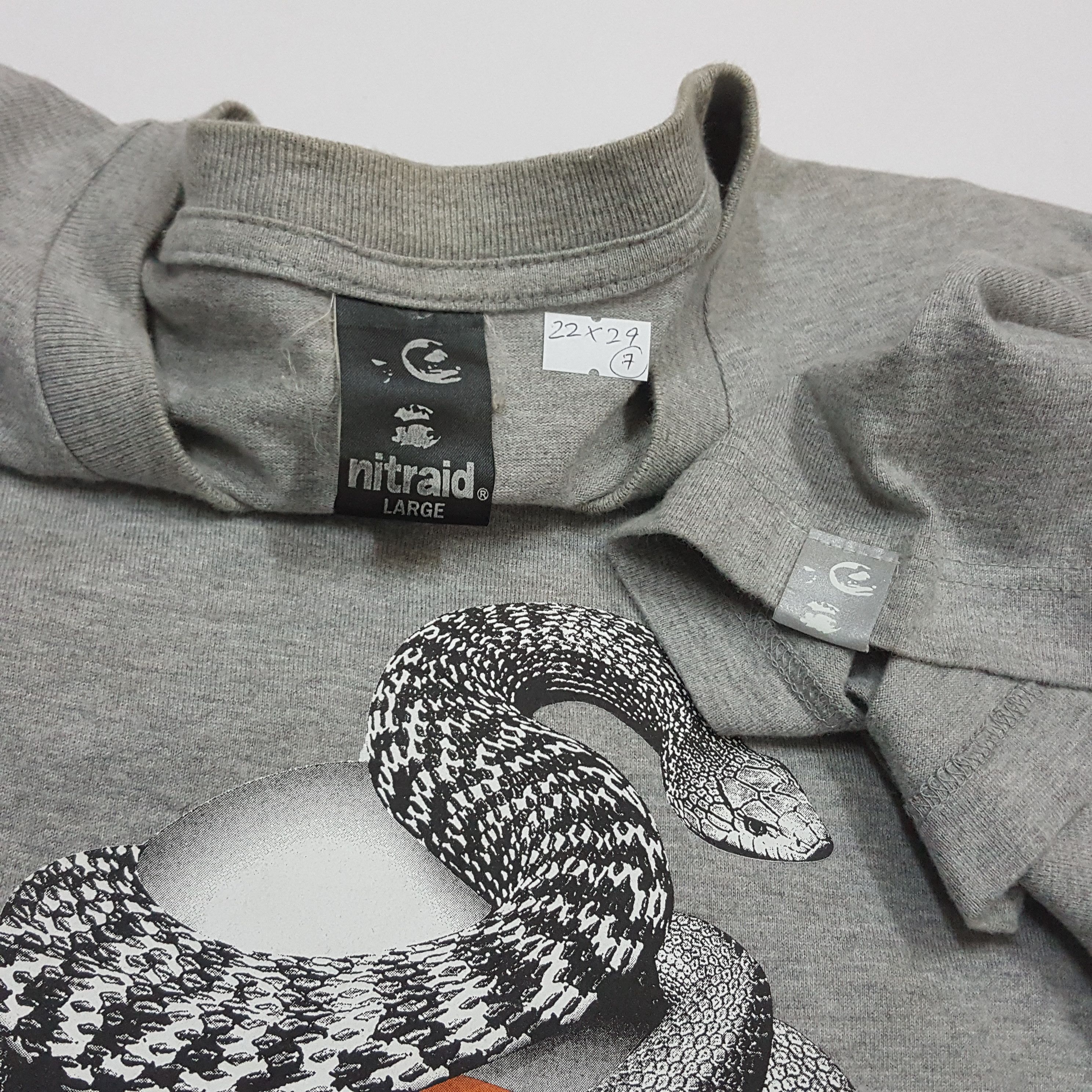 Japanese Brand × Nitraid Vintage Japanese brand NITRAID nice design t-shirt Size US L / EU 52-54 / 3 - 3 Thumbnail