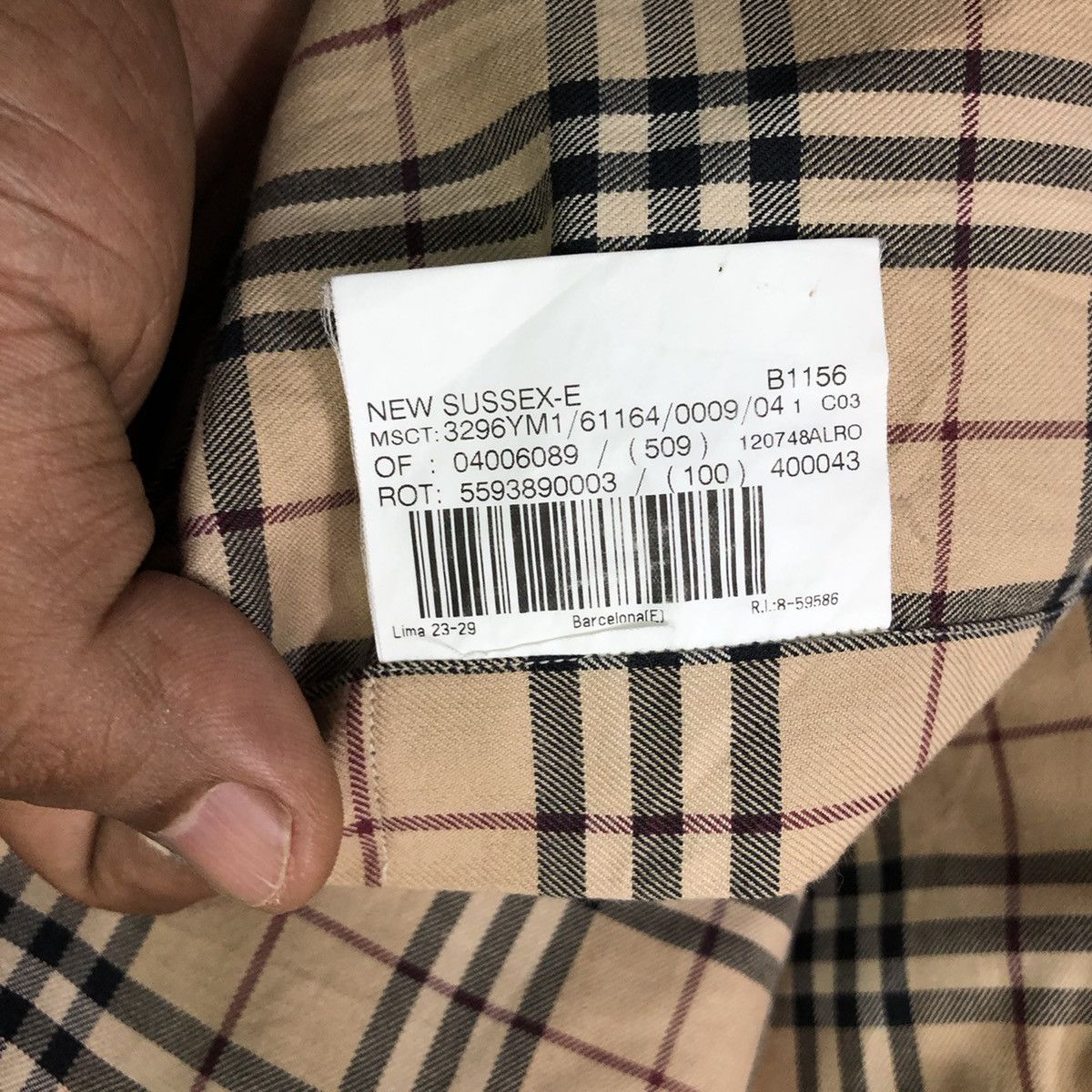 Burberry × Designer Burberry Nova Check Button Up Shirt Size US M / EU 48-50 / 2 - 4 Thumbnail