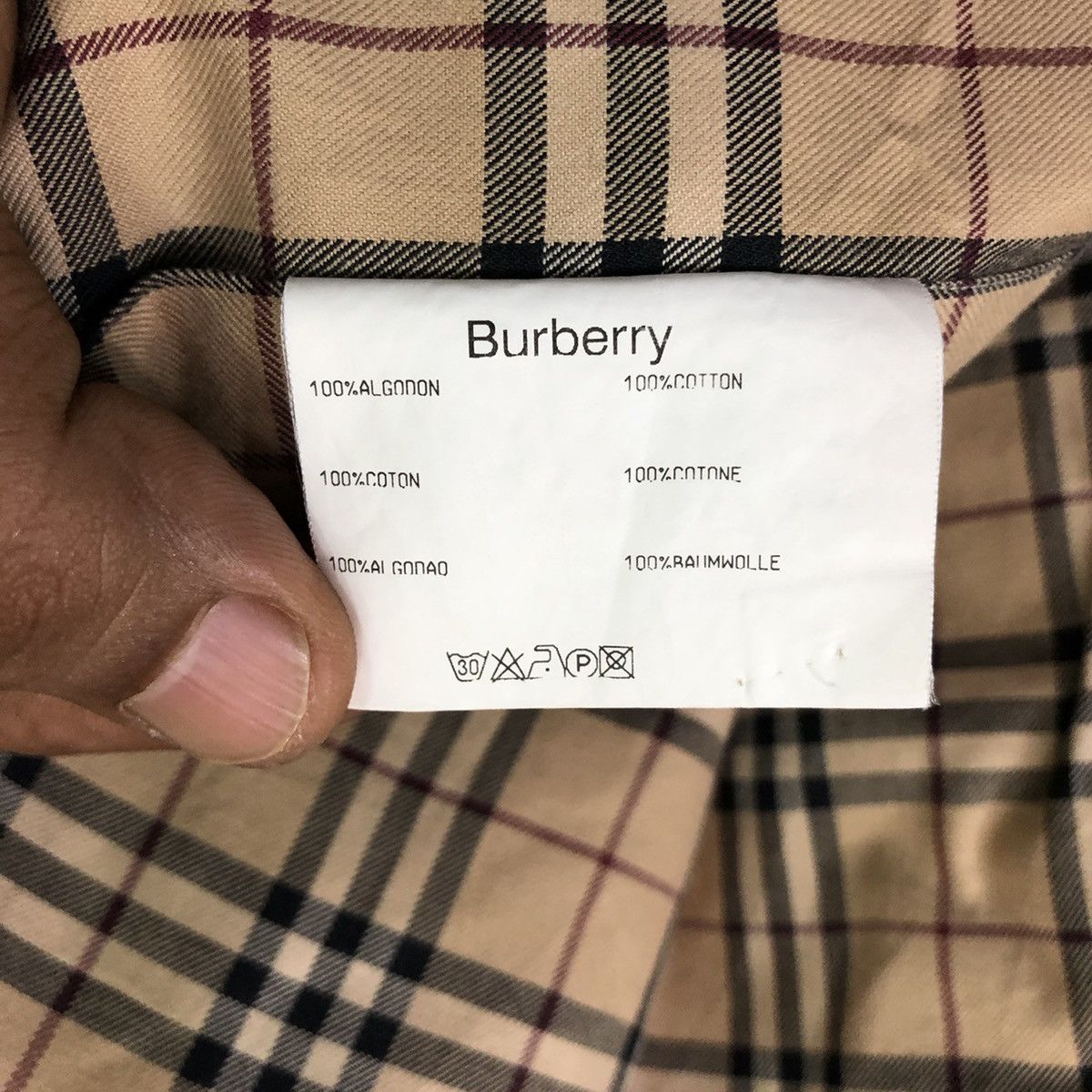 Burberry × Designer Burberry Nova Check Button Up Shirt Size US M / EU 48-50 / 2 - 5 Thumbnail