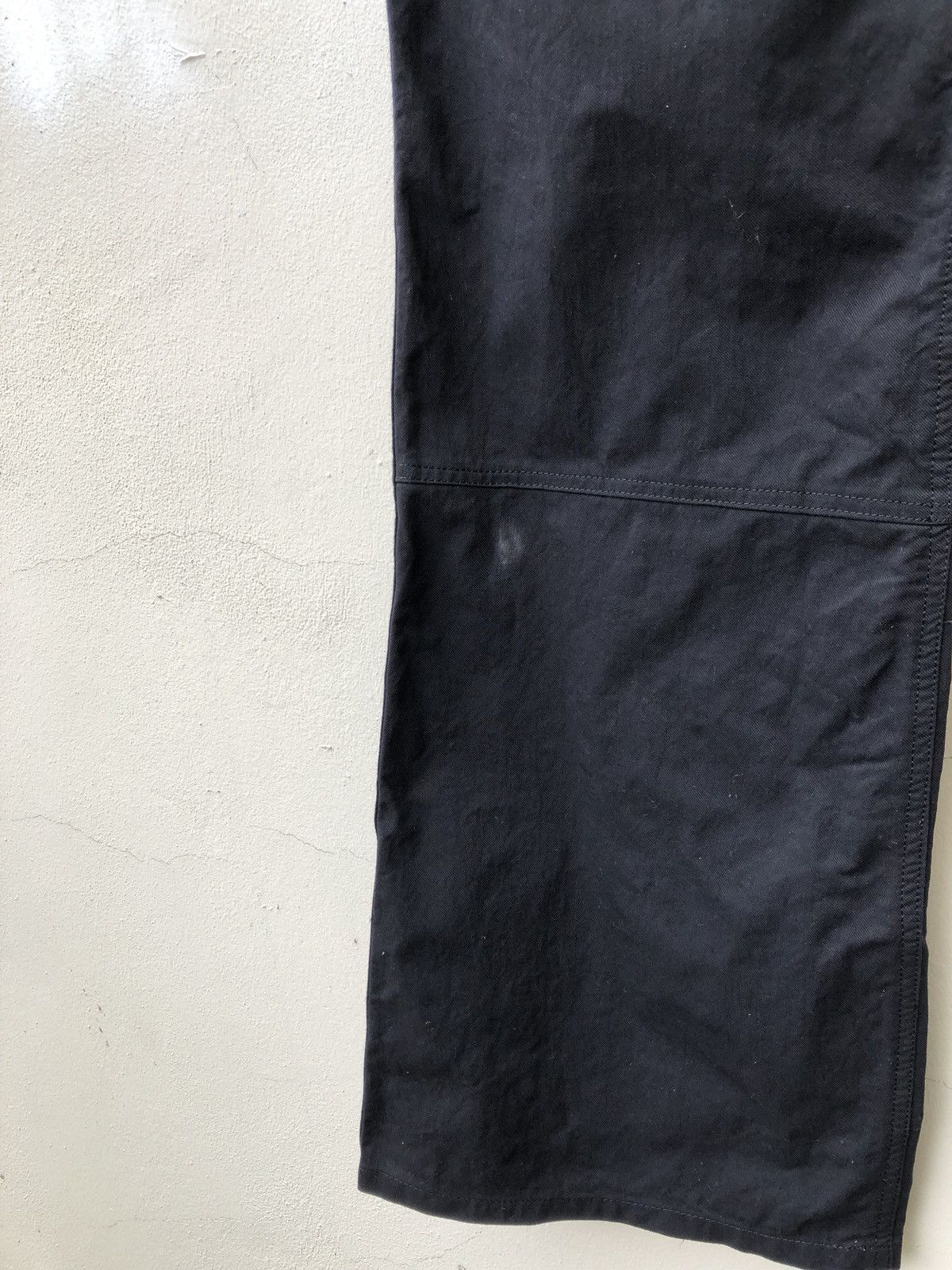 Shellac Shellac Made in Japan Nylon Black Wide Leg Trouser Size US 31 - 9 Thumbnail