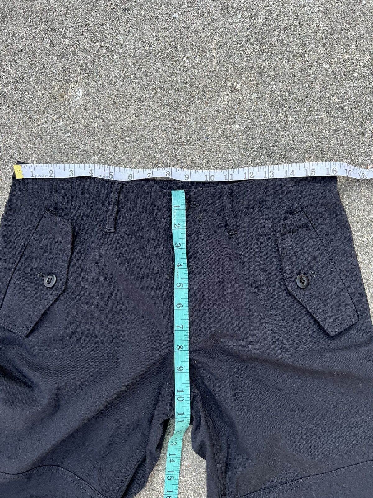 Shellac Shellac Made in Japan Nylon Black Wide Leg Trouser Size US 31 - 2 Thumbnail