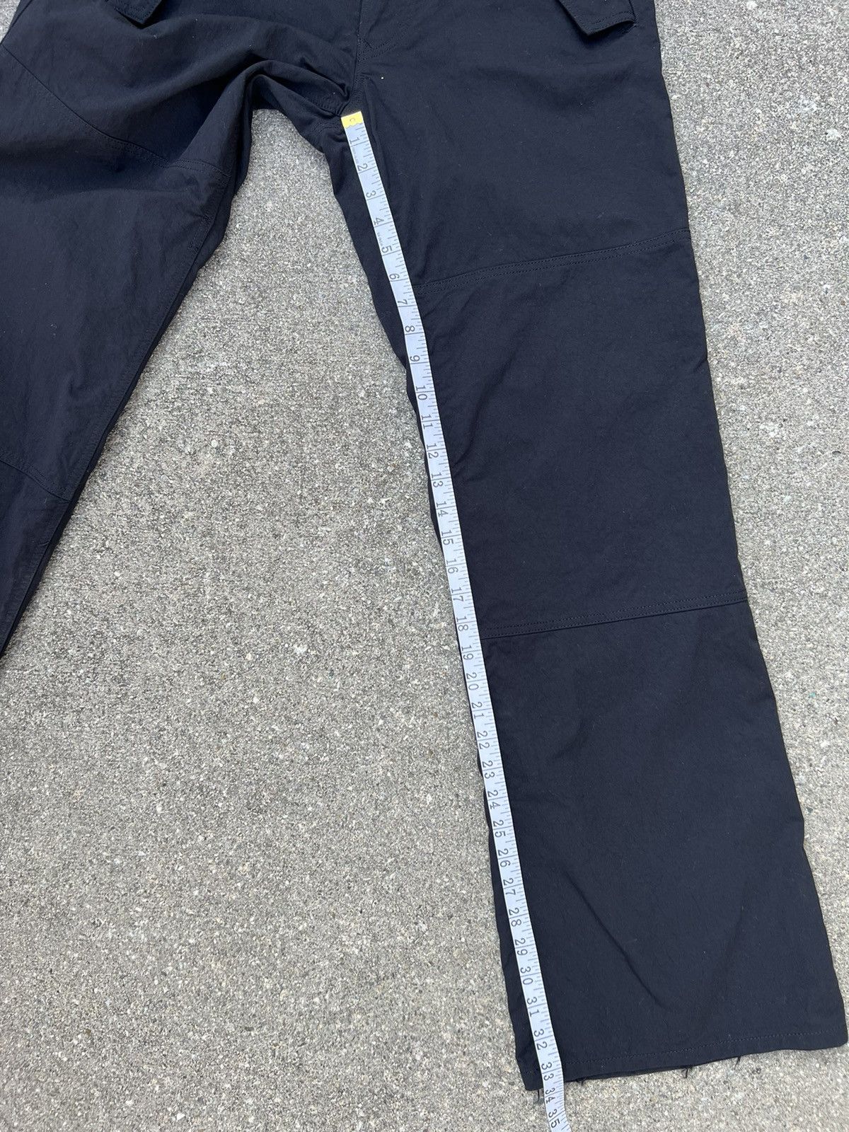 Shellac Shellac Made in Japan Nylon Black Wide Leg Trouser Size US 31 - 3 Thumbnail