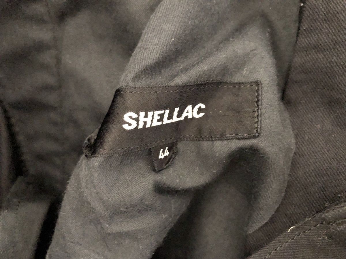 Shellac Shellac Made in Japan Nylon Black Wide Leg Trouser Size US 31 - 15 Thumbnail