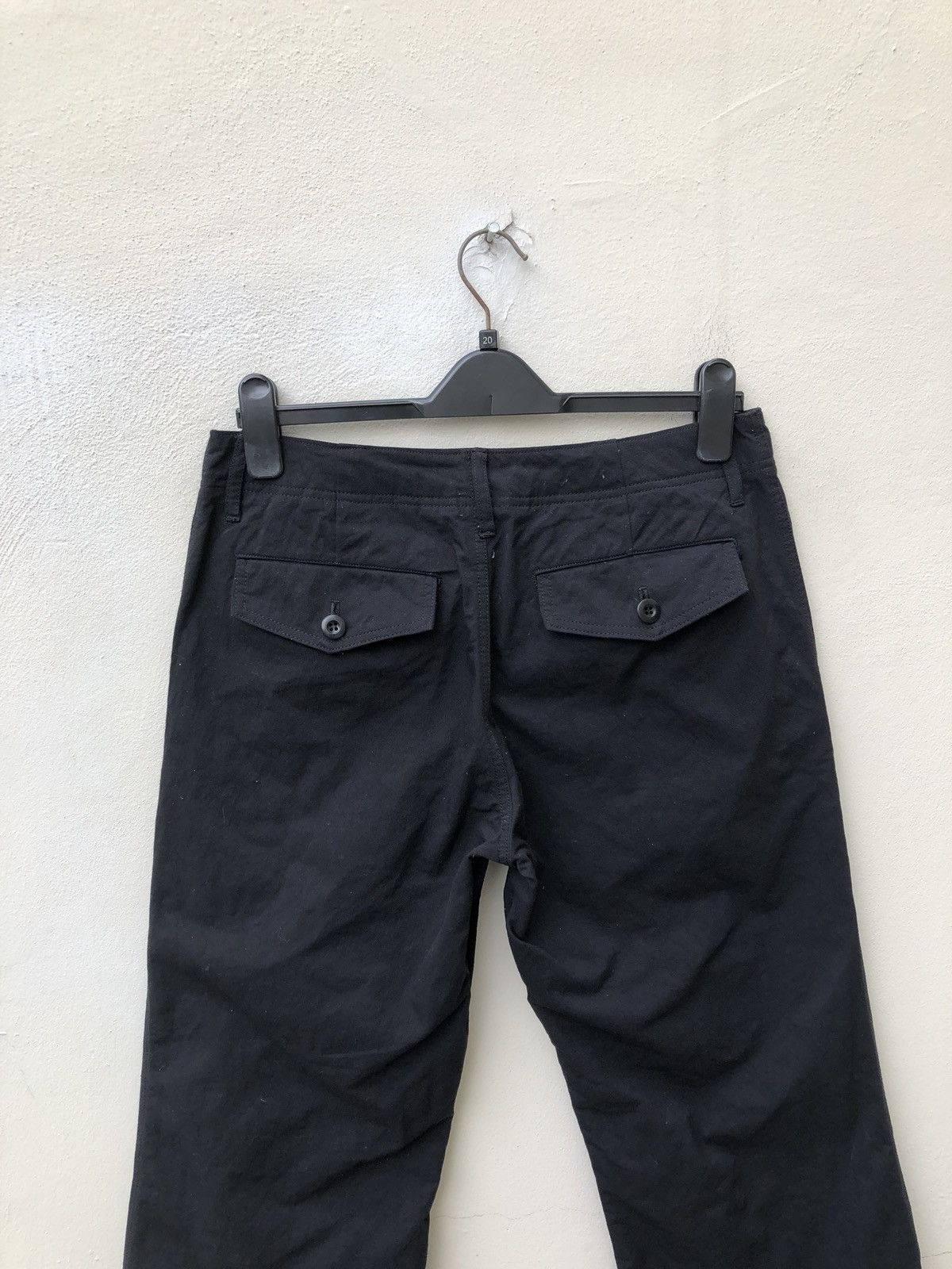Shellac Shellac Made in Japan Nylon Black Wide Leg Trouser Size US 31 - 12 Thumbnail