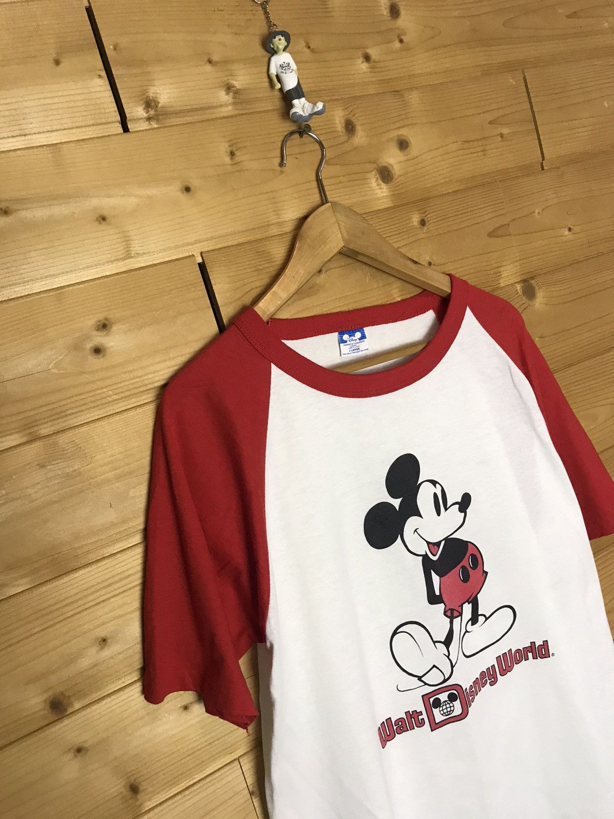 Disney Vintage 80s 90s Disney Mickey Mouse single stitch t-shirt Size US XL / EU 56 / 4 - 2 Thumbnail