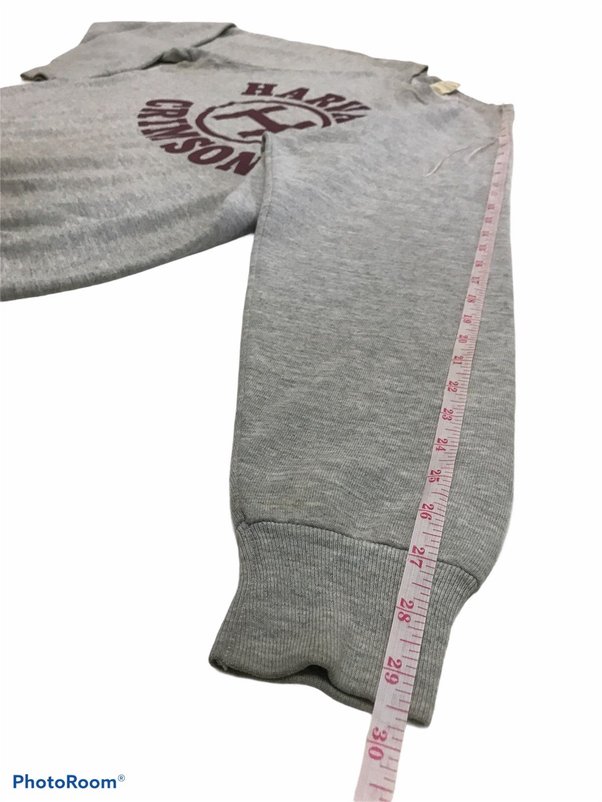 Vintage VTG HARVARD CRIMSON 50-50 COTTON POLYESTER PULLOVER SWEATER Size US L / EU 52-54 / 3 - 8 Thumbnail