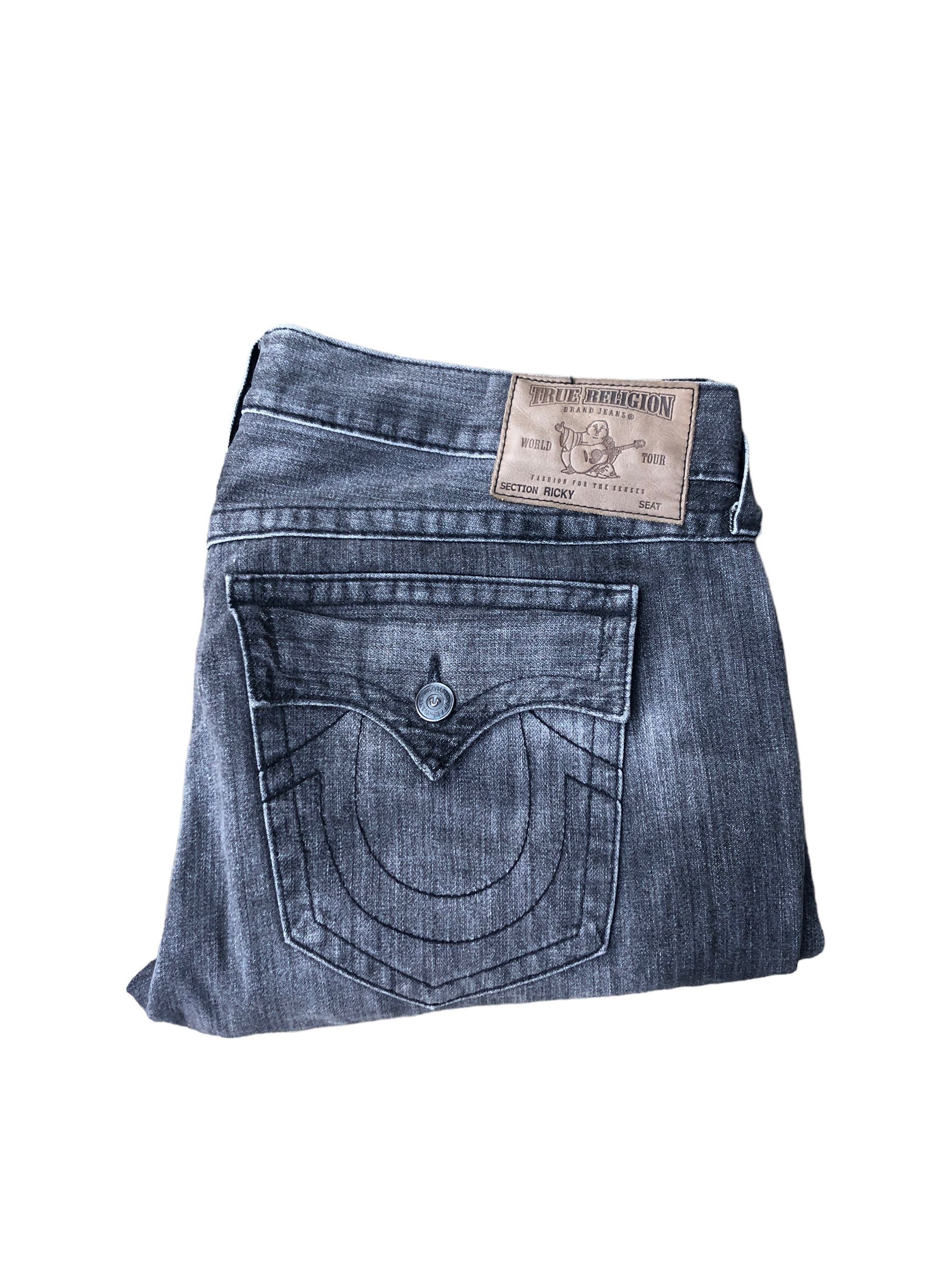True Religion × Vintage Vintage True Religion Jeans Size 40 RICKY GRAY Size US 40 / EU 56 - 5 Thumbnail