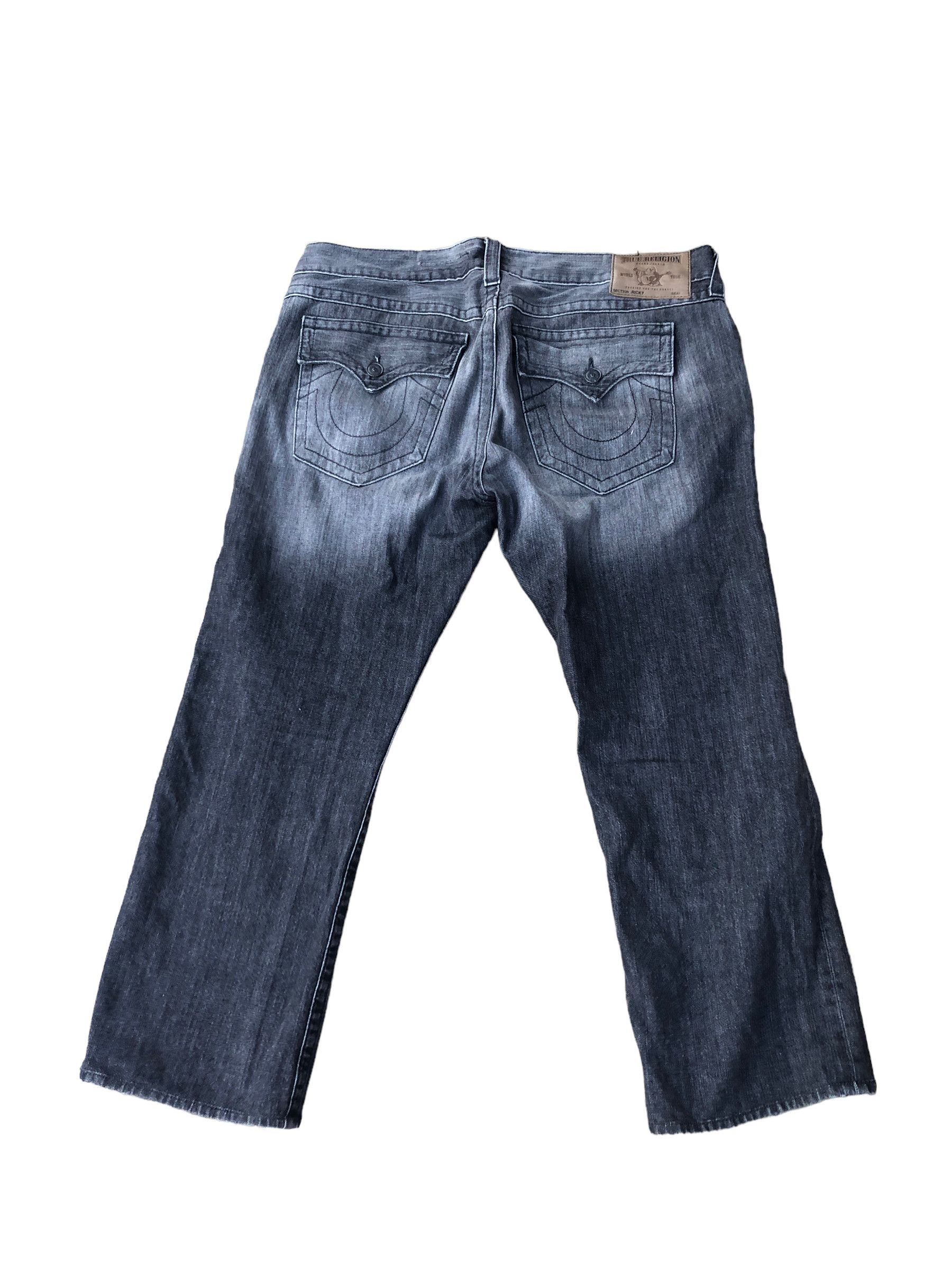 True Religion × Vintage Vintage True Religion Jeans Size 40 RICKY GRAY Size US 40 / EU 56 - 3 Thumbnail
