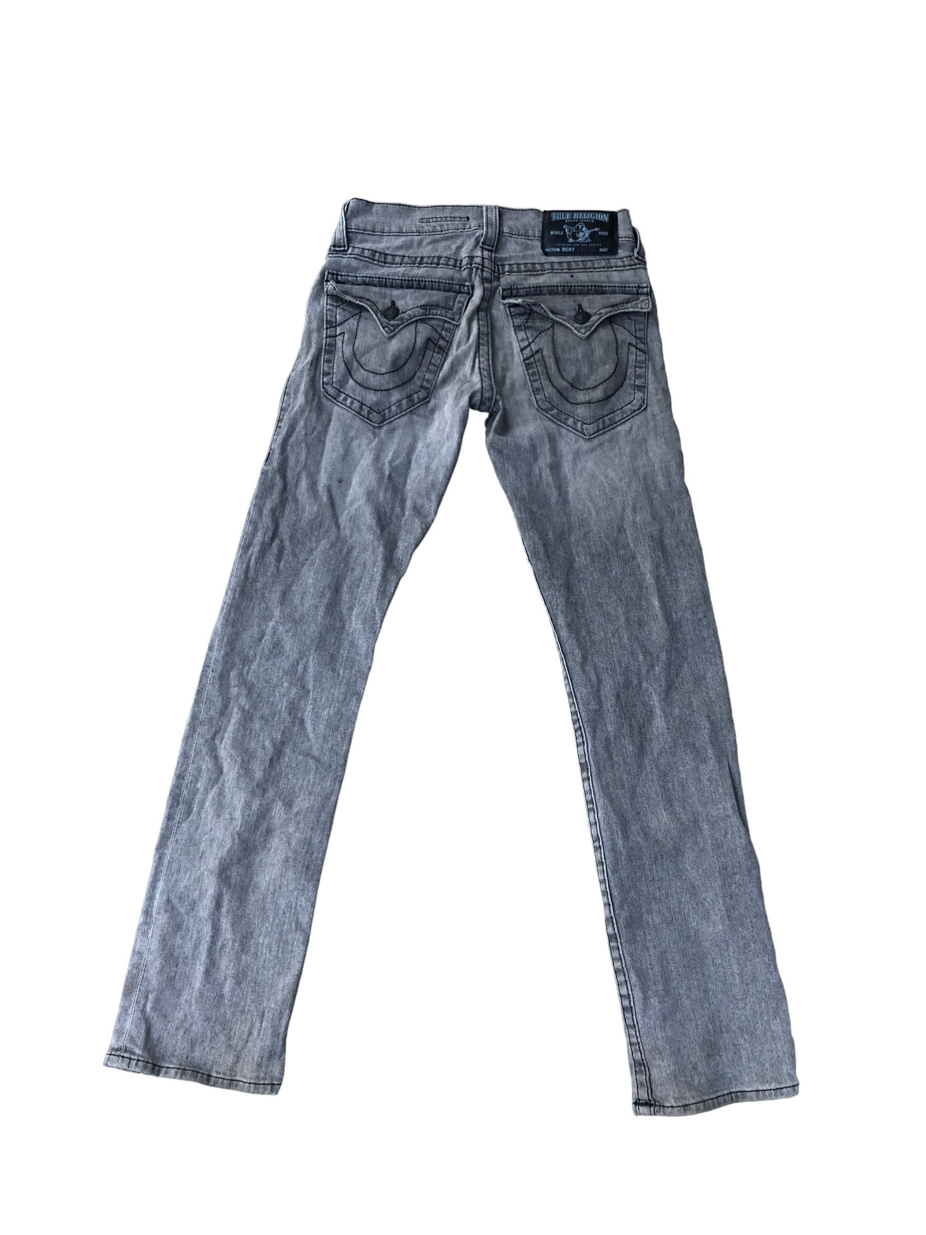 True Religion × Vintage Vintage True Religion Jeans Size 28 RICKY Gray/Green Size US 28 / EU 44 - 2 Thumbnail