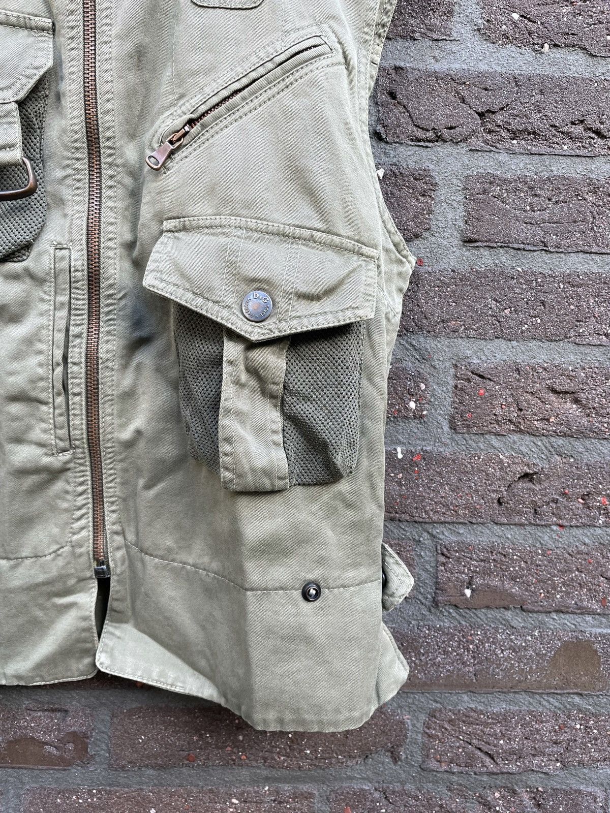 Dolce & Gabbana FW03 Tactical Cargo Utility Military Vest Size US S / EU 44-46 / 1 - 5 Thumbnail