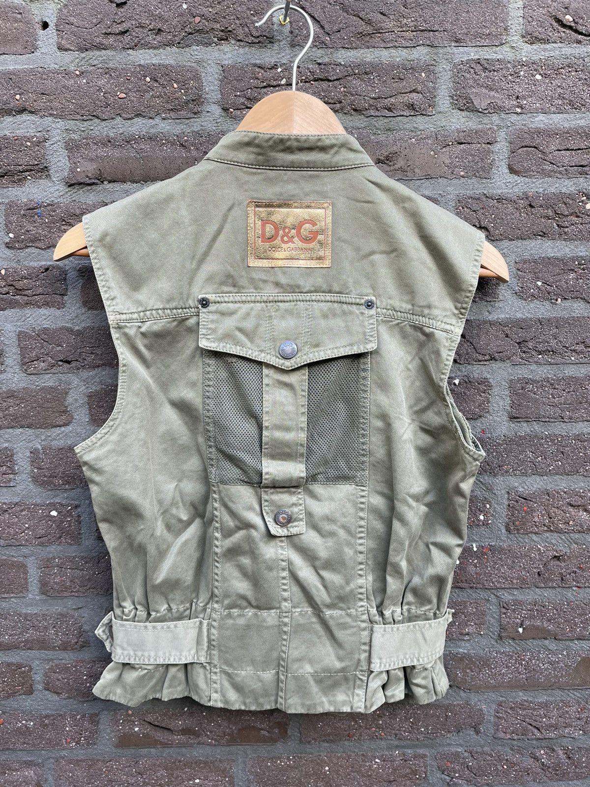 Dolce & Gabbana FW03 Tactical Cargo Utility Military Vest Size US S / EU 44-46 / 1 - 7 Thumbnail