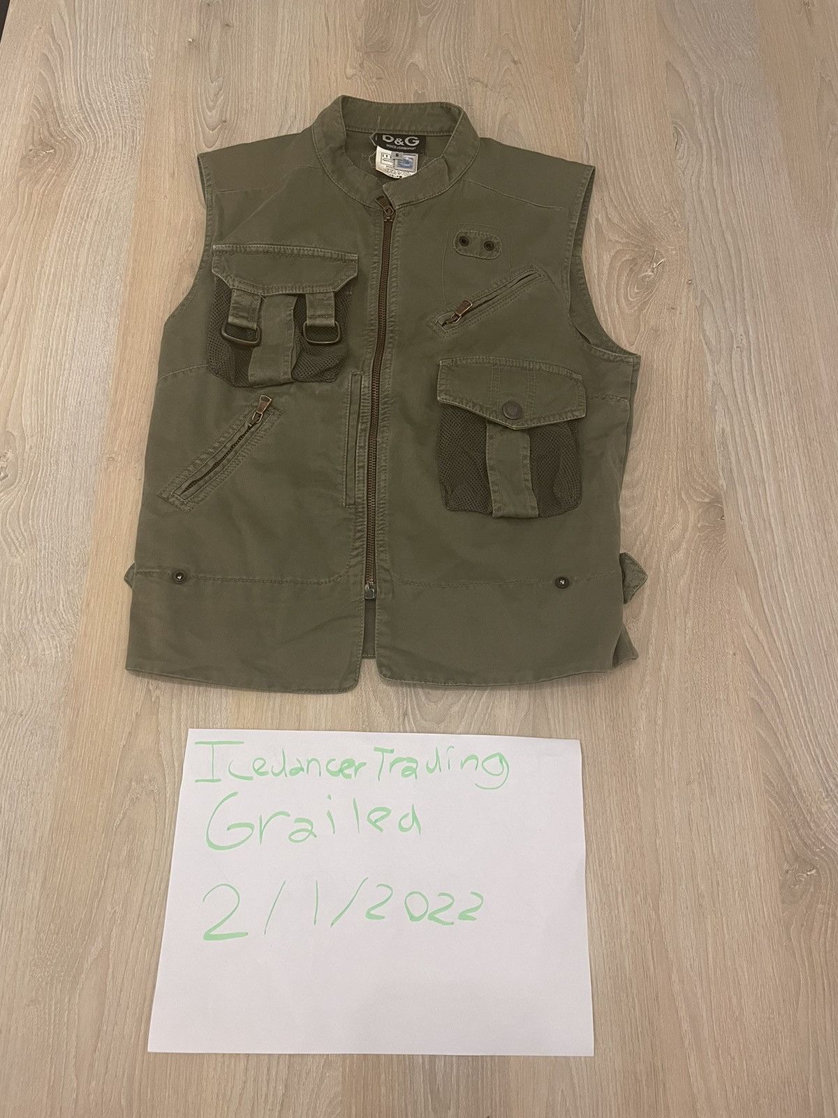 Dolce & Gabbana FW03 Tactical Cargo Utility Military Vest Size US S / EU 44-46 / 1 - 12 Thumbnail