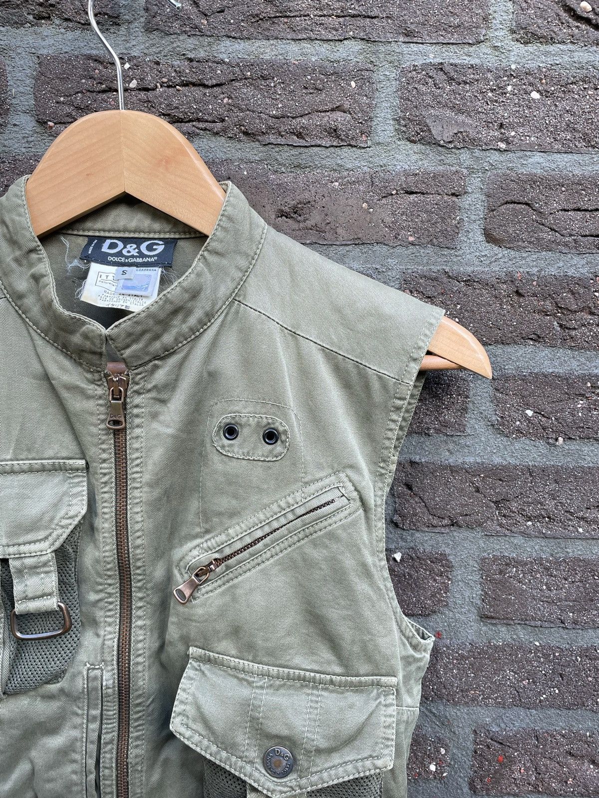 Dolce & Gabbana FW03 Tactical Cargo Utility Military Vest Size US S / EU 44-46 / 1 - 4 Thumbnail
