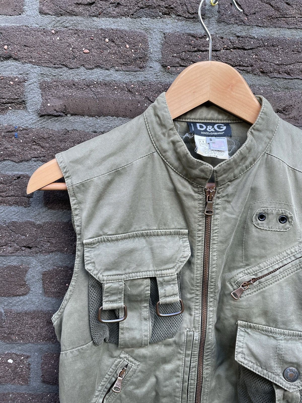 Dolce & Gabbana FW03 Tactical Cargo Utility Military Vest Size US S / EU 44-46 / 1 - 3 Thumbnail