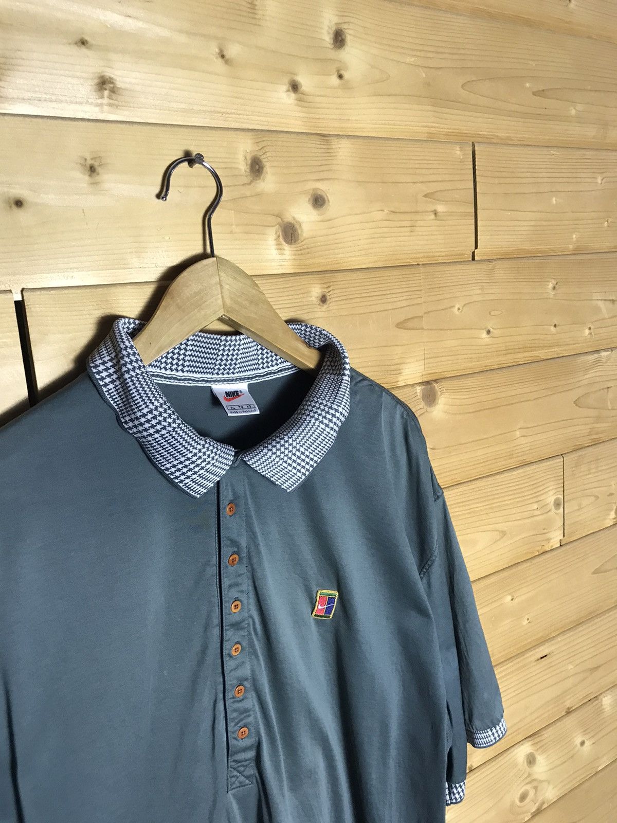 Vintage Vintage 90s Nike court polo Size US XL / EU 56 / 4 - 3 Thumbnail