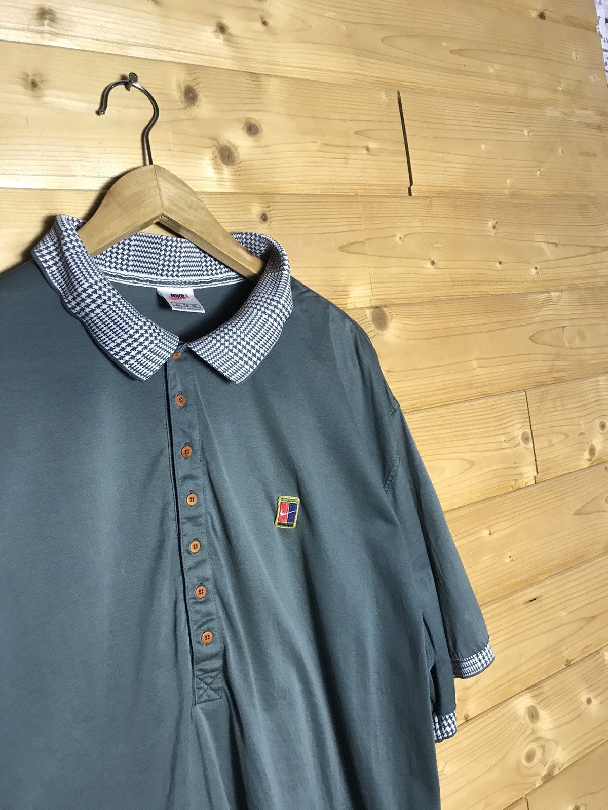 Vintage Vintage 90s Nike court polo Size US XL / EU 56 / 4 - 1 Thumbnail