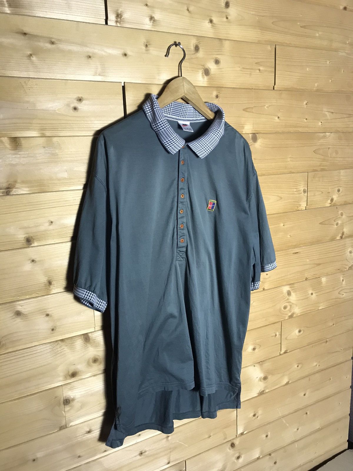 Vintage Vintage 90s Nike court polo Size US XL / EU 56 / 4 - 2 Thumbnail