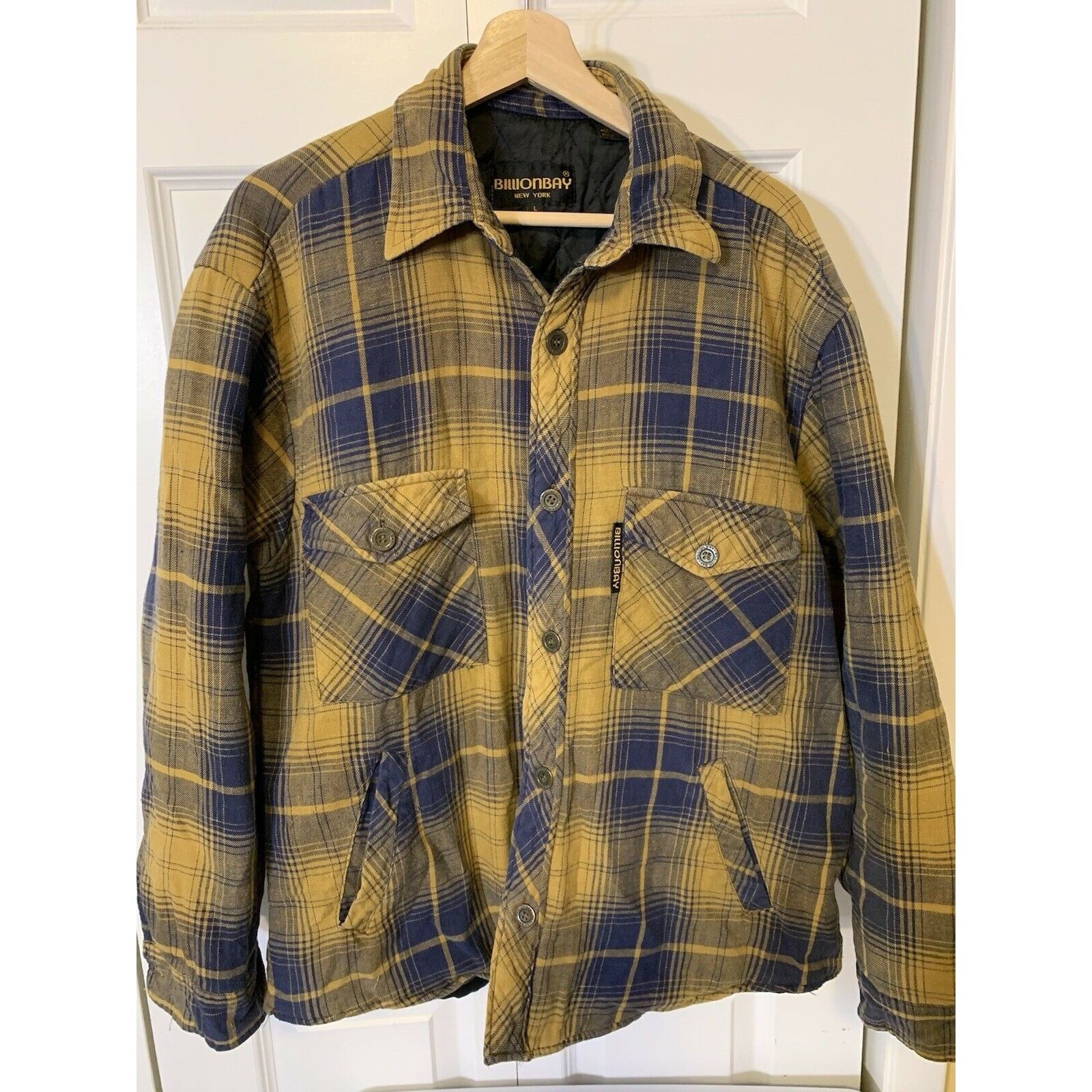 Other Vintage Billion Bay New York Button Down Shirt Jacket Sz L Y Size US L / EU 52-54 / 3 - 4 Thumbnail