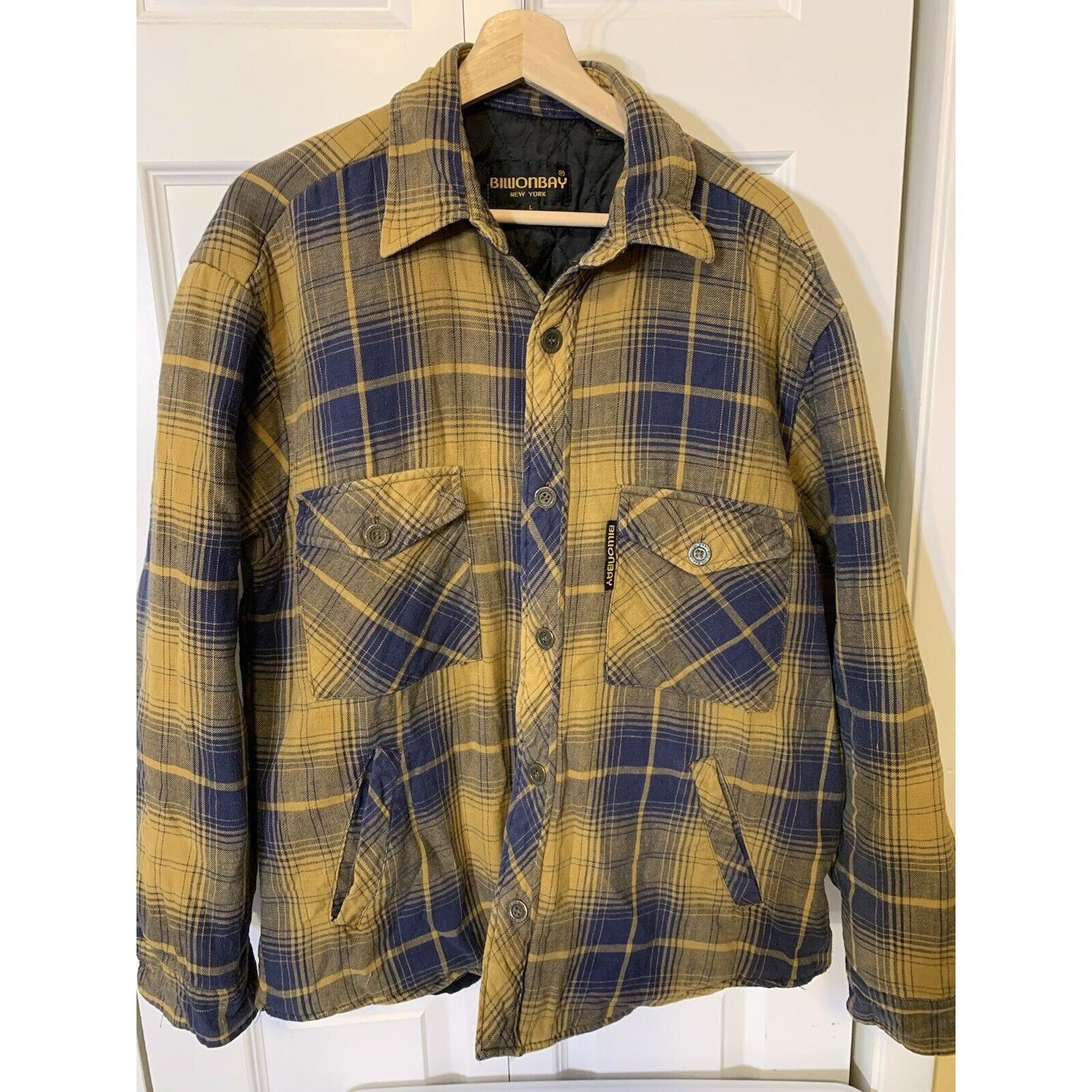 Other Vintage Billion Bay New York Button Down Shirt Jacket Sz L Y Size US L / EU 52-54 / 3 - 6 Thumbnail