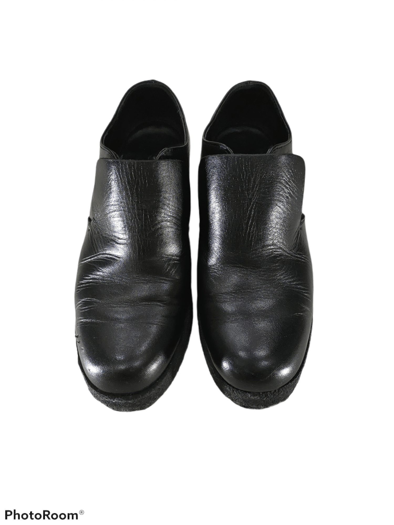Yohji Yamamoto Y's PLATFORM SLIP ON LEATHER LOAFER SS16 Size US 5 / EU 37 - 3 Thumbnail
