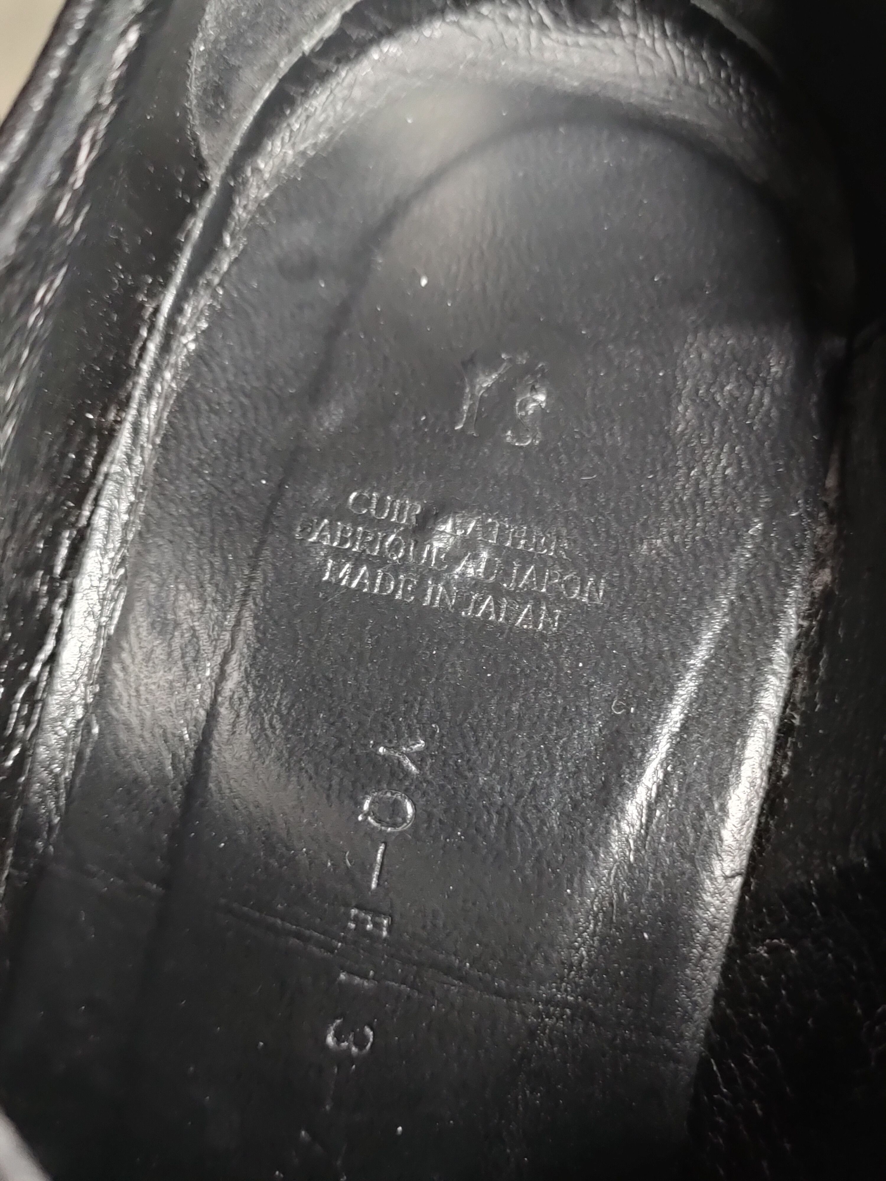 Yohji Yamamoto Y's PLATFORM SLIP ON LEATHER LOAFER SS16 Size US 5 / EU 37 - 9 Thumbnail