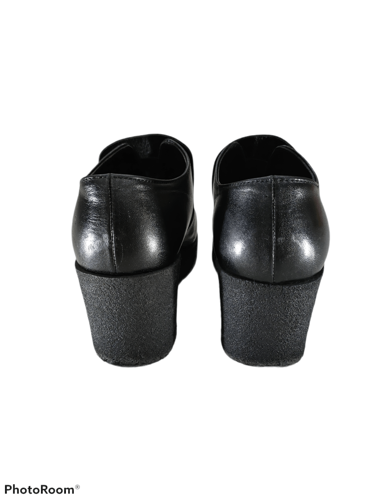 Yohji Yamamoto Y's PLATFORM SLIP ON LEATHER LOAFER SS16 Size US 5 / EU 37 - 7 Thumbnail