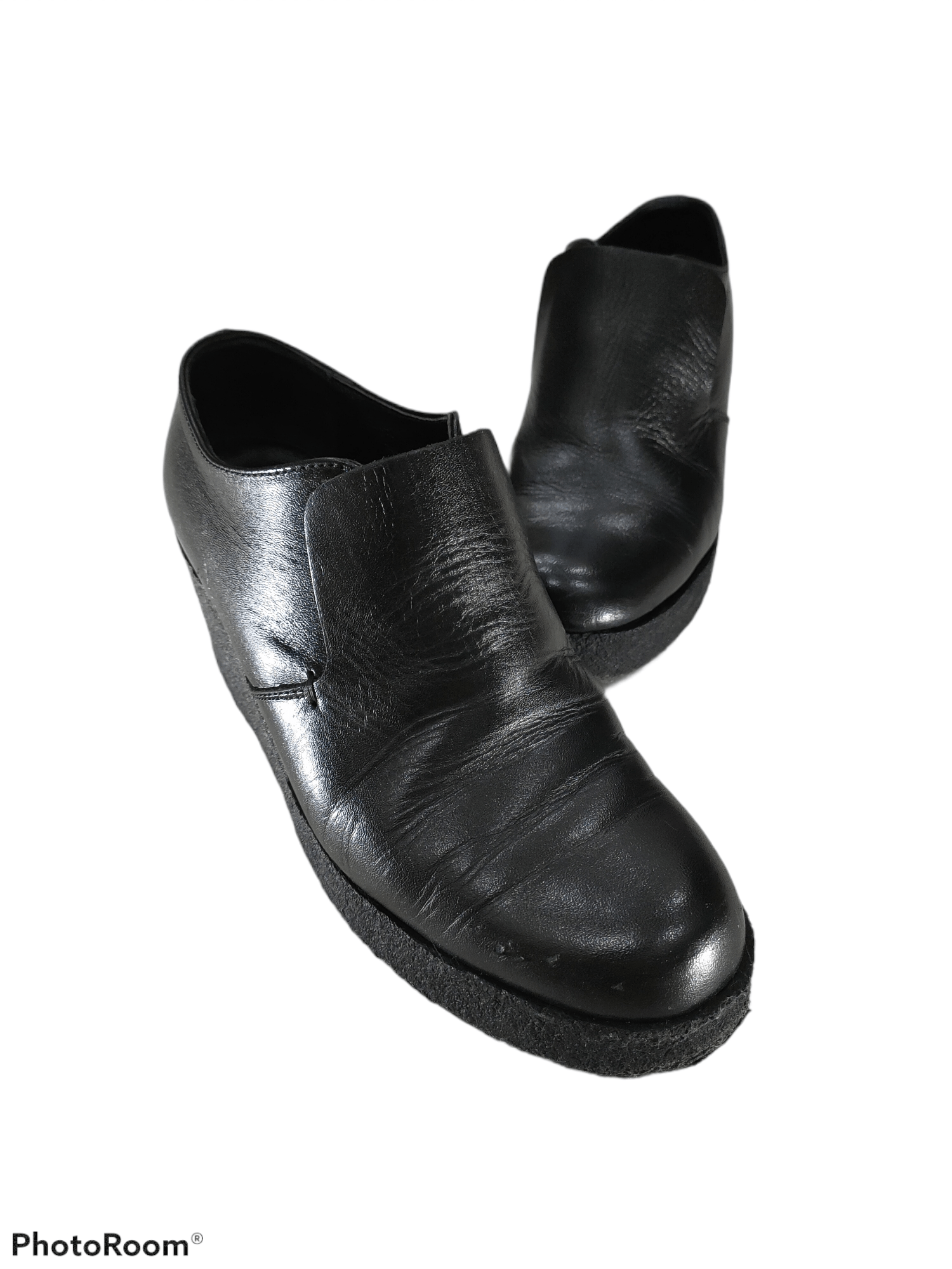 Yohji Yamamoto Y's PLATFORM SLIP ON LEATHER LOAFER SS16 Size US 5 / EU 37 - 2 Thumbnail