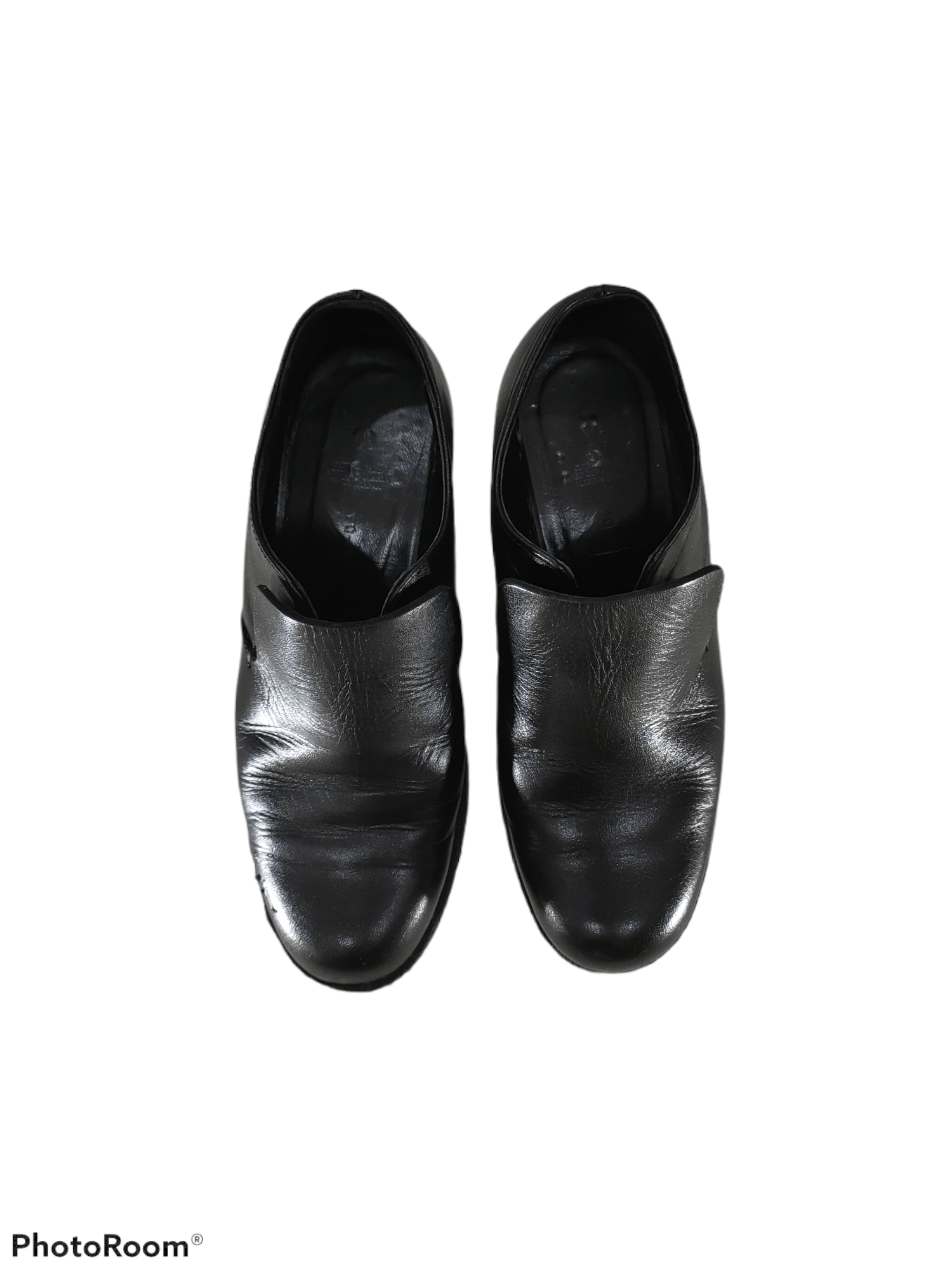 Yohji Yamamoto Y's PLATFORM SLIP ON LEATHER LOAFER SS16 Size US 5 / EU 37 - 6 Thumbnail