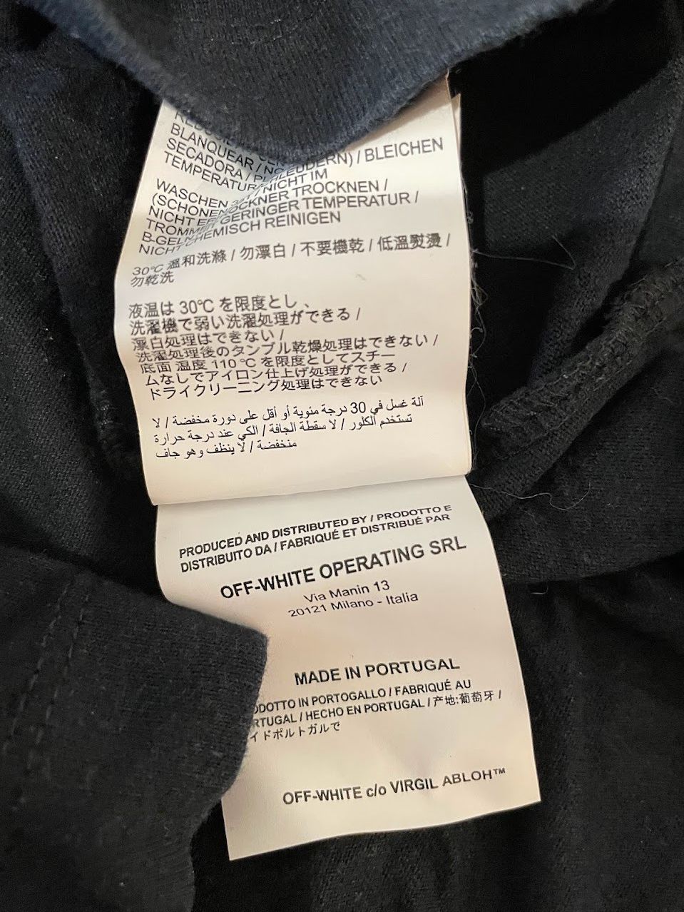 Off-White OFF-WHITE Split Logo Arrow Tshirt Size US S / EU 44-46 / 1 - 6 Thumbnail