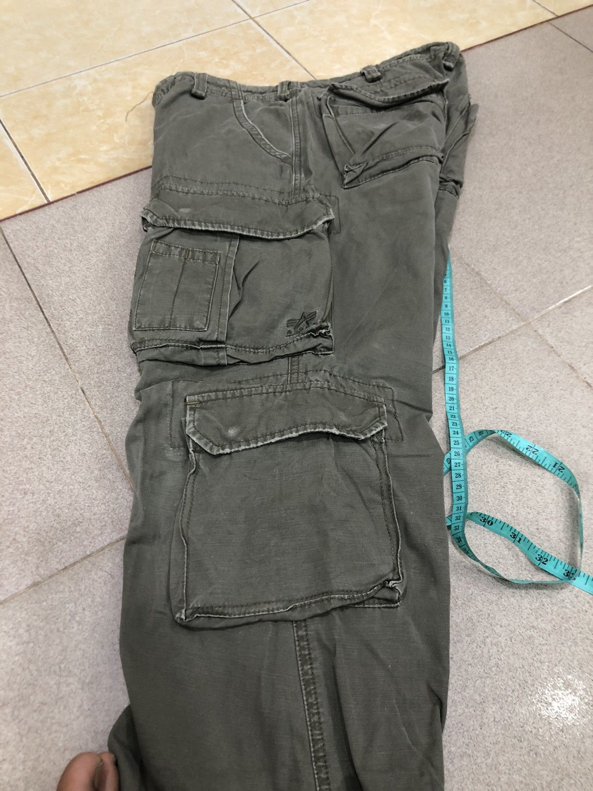 Alpha Industries Vintage Alpha Industries Military Cargo pants Size US 32 / EU 48 - 8 Thumbnail