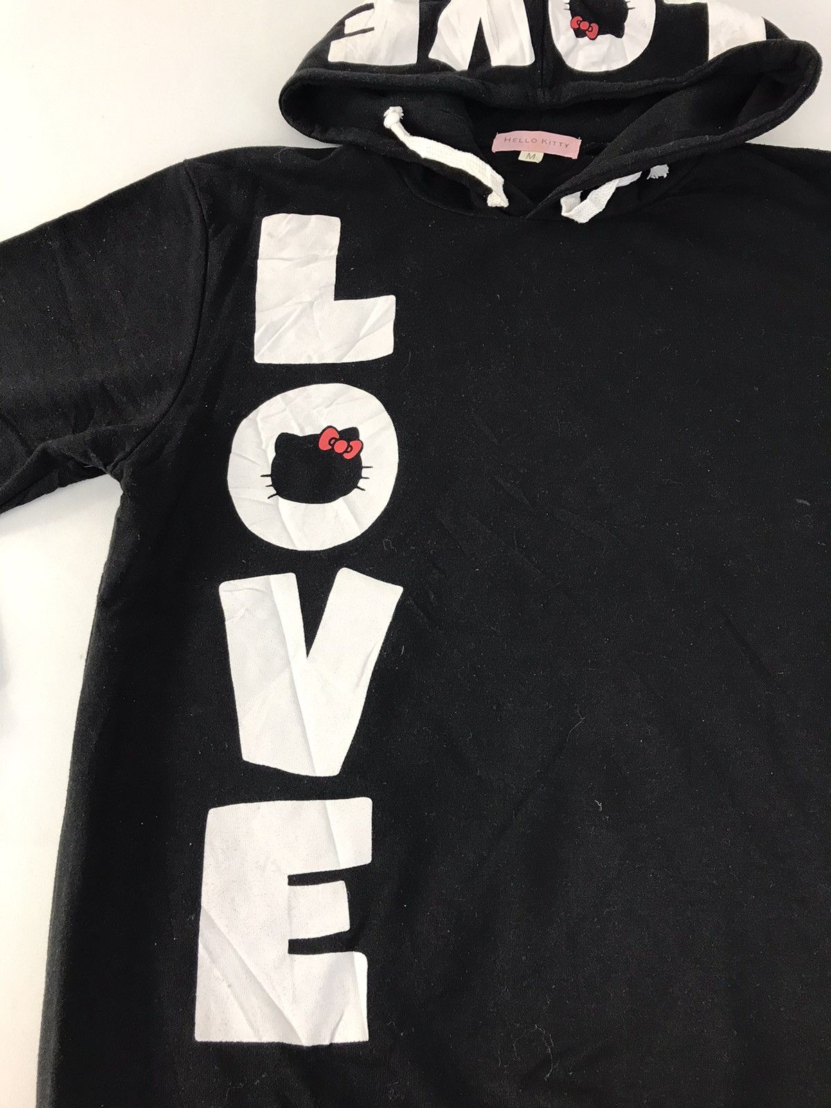 Anime Hello Kitty Love Hoodies Big Logo Printed K2311j Size M / US 6-8 / IT 42-44 - 4 Thumbnail
