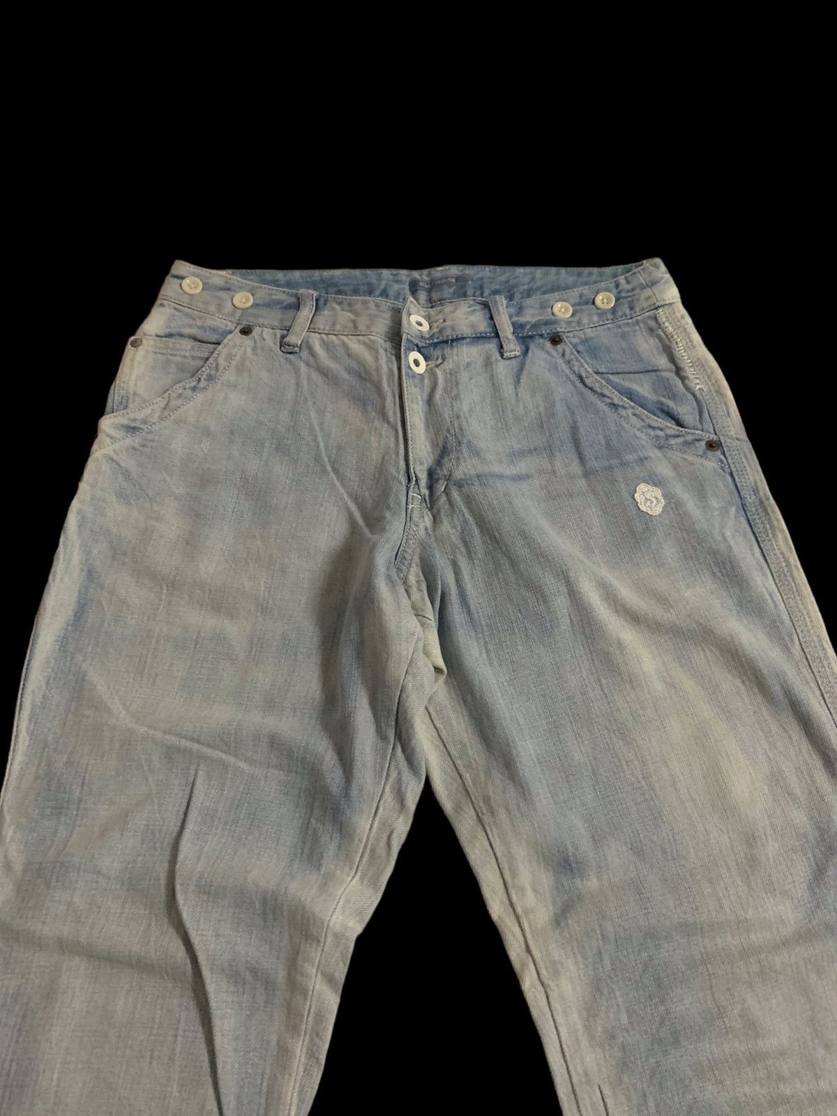 Japanese Brand × Vintage Sunny Clouds Nice Style Denim Jeans Size US 31 - 4 Thumbnail
