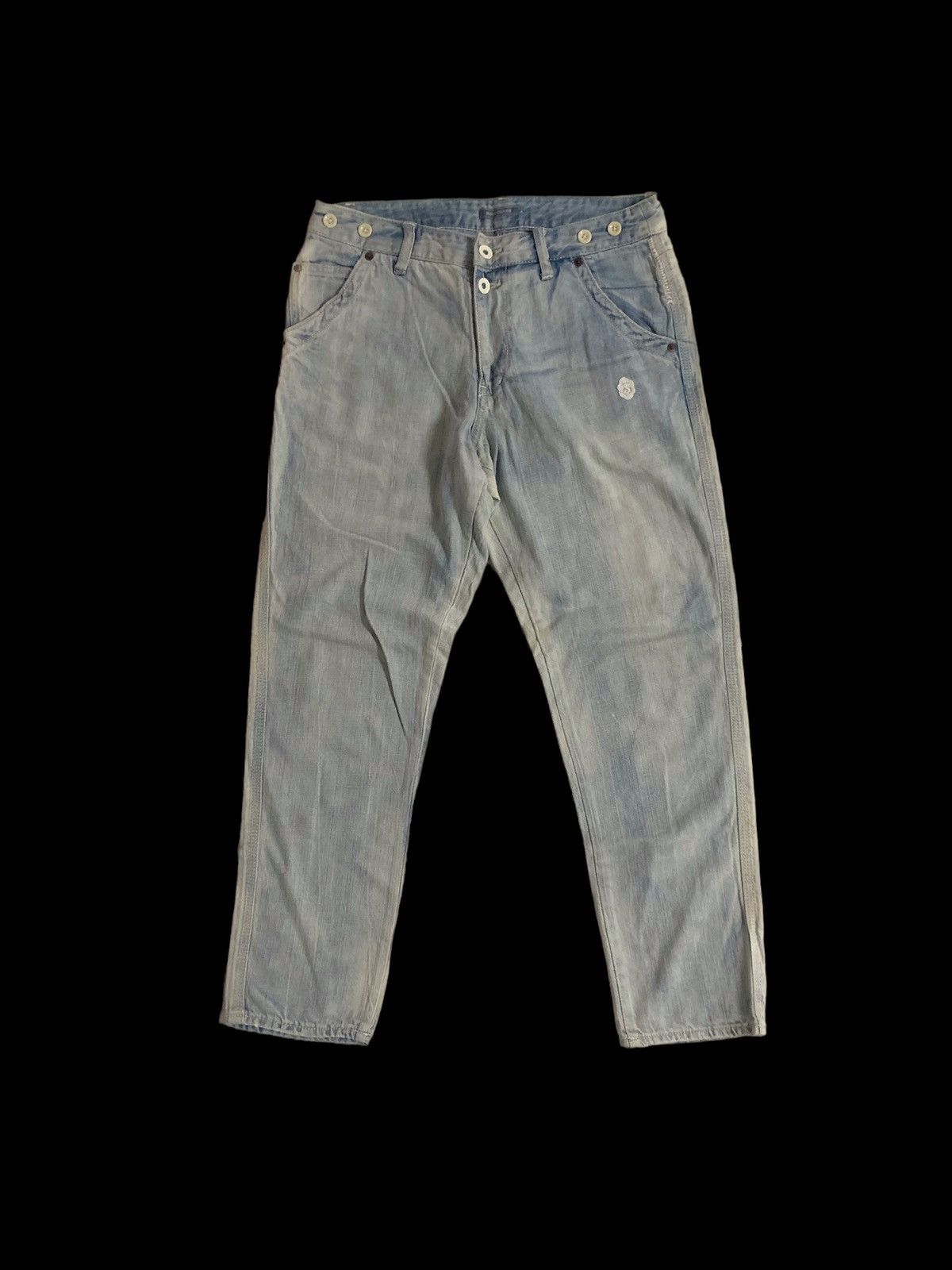 Japanese Brand × Vintage Sunny Clouds Nice Style Denim Jeans Size US 31 - 1 Thumbnail