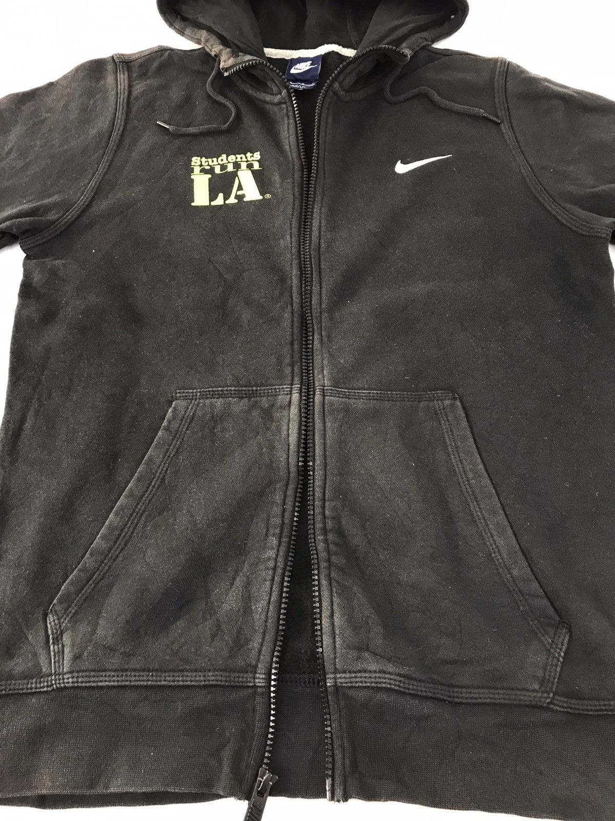 Nike × Vintage Nike Marathon Finisher Student Run LA Hoodies Jacket Zip Up Size US M / EU 48-50 / 2 - 5 Thumbnail