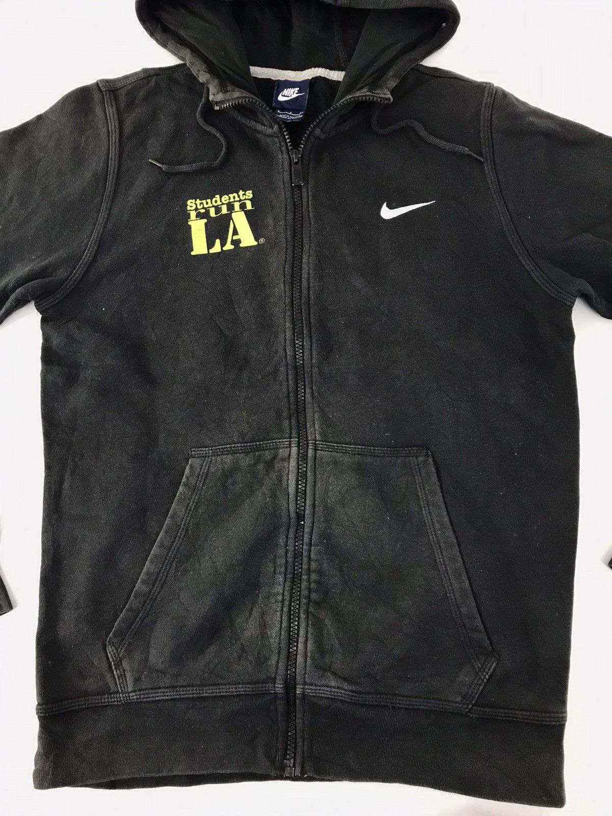 Nike × Vintage Nike Marathon Finisher Student Run LA Hoodies Jacket Zip Up Size US M / EU 48-50 / 2 - 3 Thumbnail