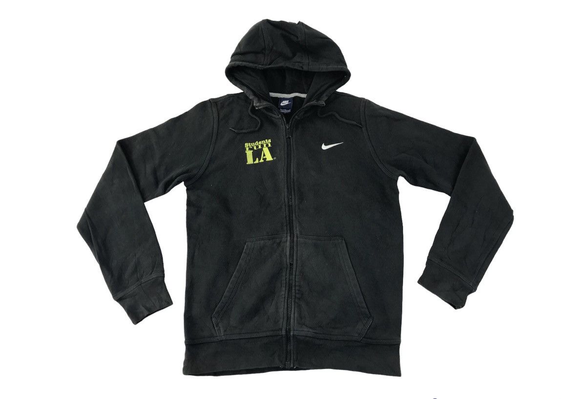 Nike × Vintage Nike Marathon Finisher Student Run LA Hoodies Jacket Zip Up Size US M / EU 48-50 / 2 - 1 Thumbnail