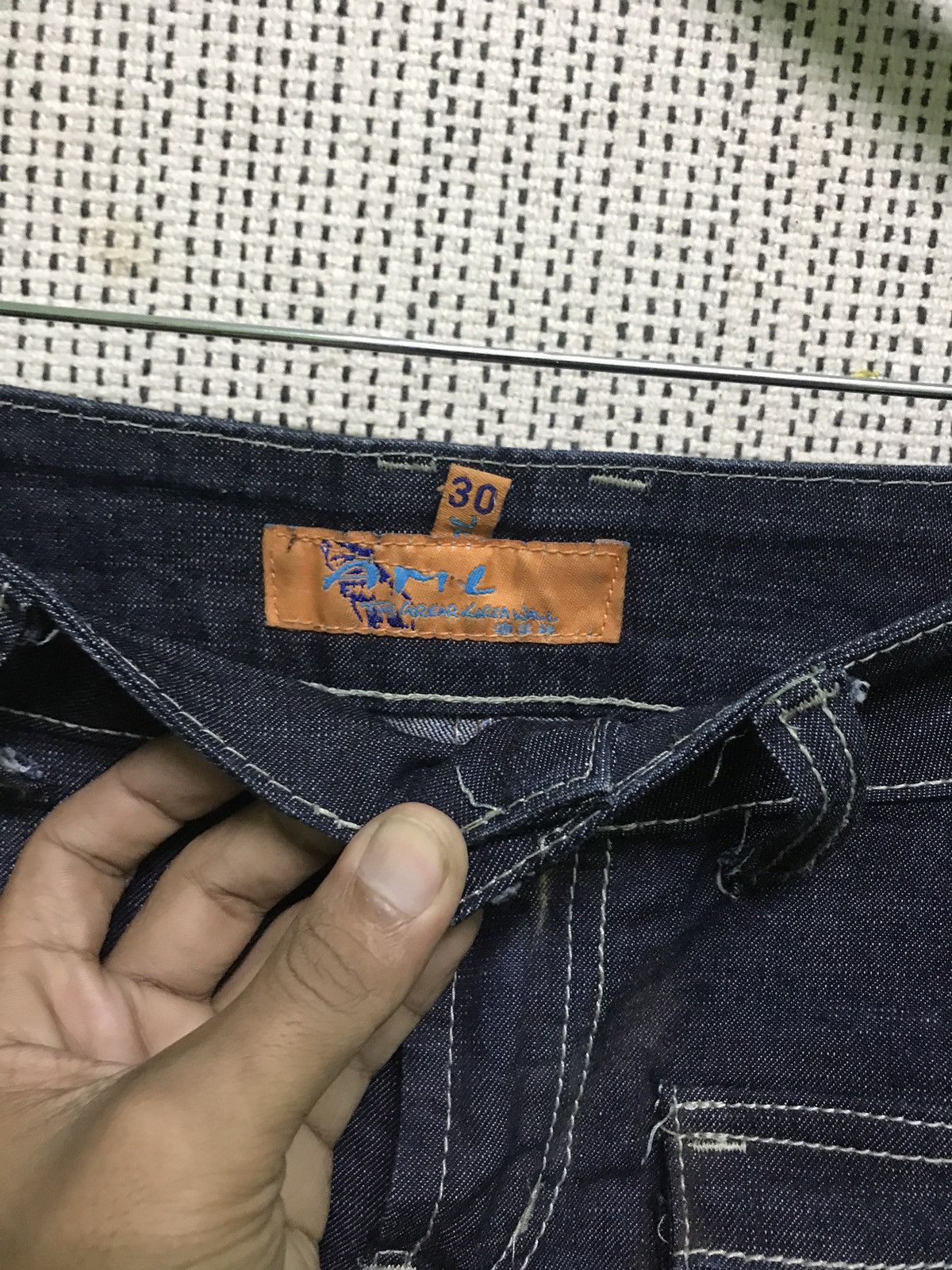 Designer × Japanese Brand 💥💥vintage japan casual jeans very rare Size US 31 - 8 Thumbnail