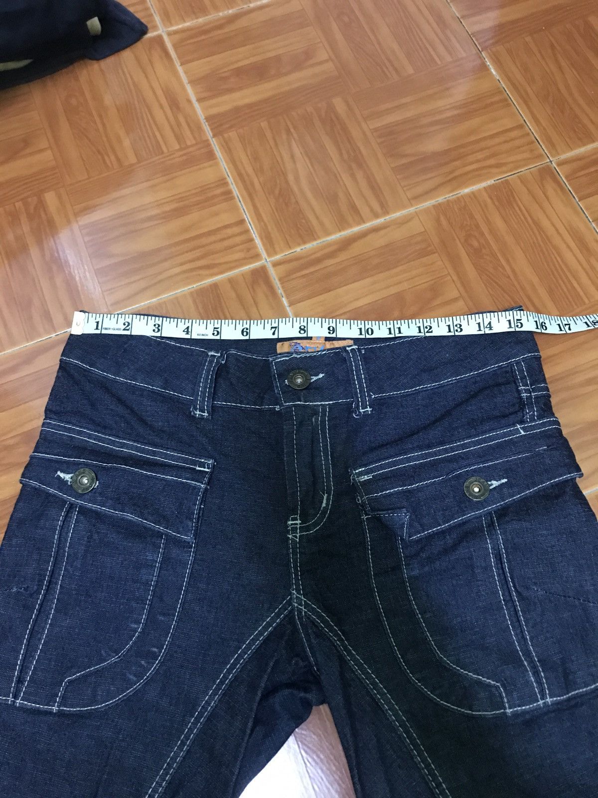 Designer × Japanese Brand 💥💥vintage japan casual jeans very rare Size US 31 - 10 Thumbnail
