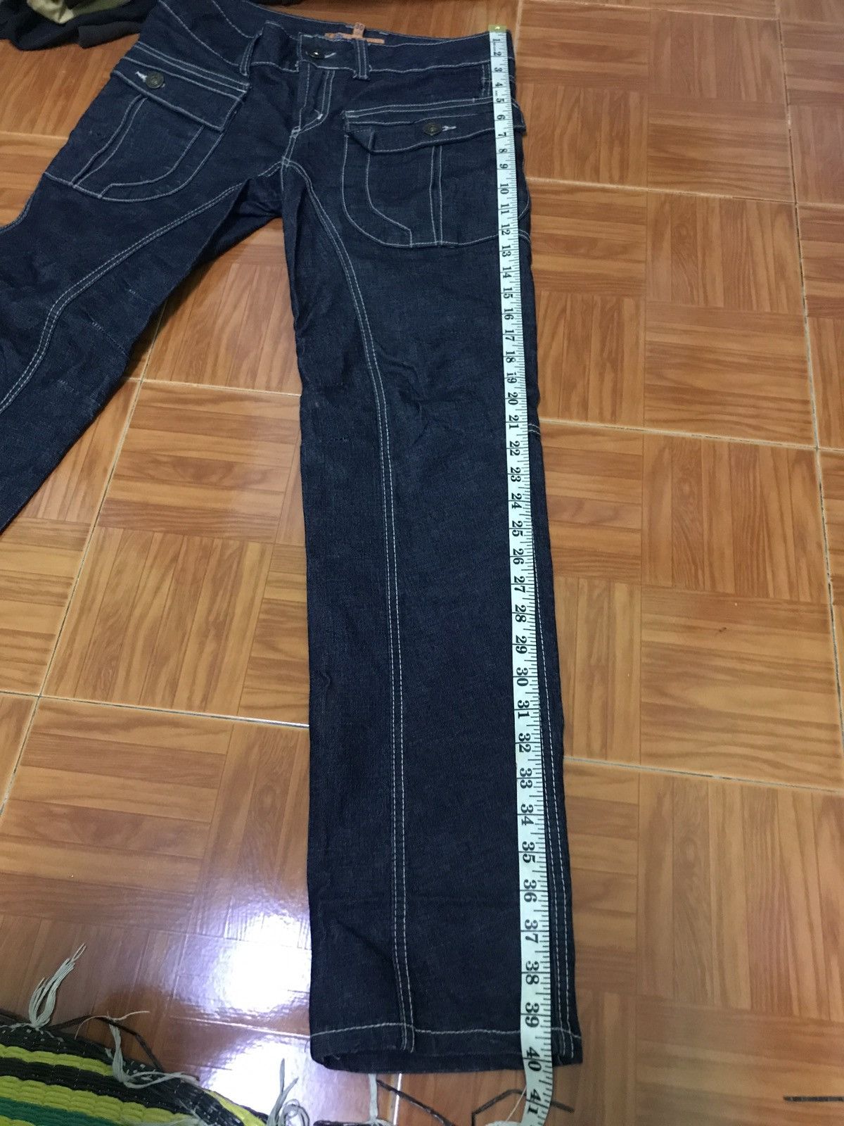 Designer × Japanese Brand 💥💥vintage japan casual jeans very rare Size US 31 - 15 Thumbnail