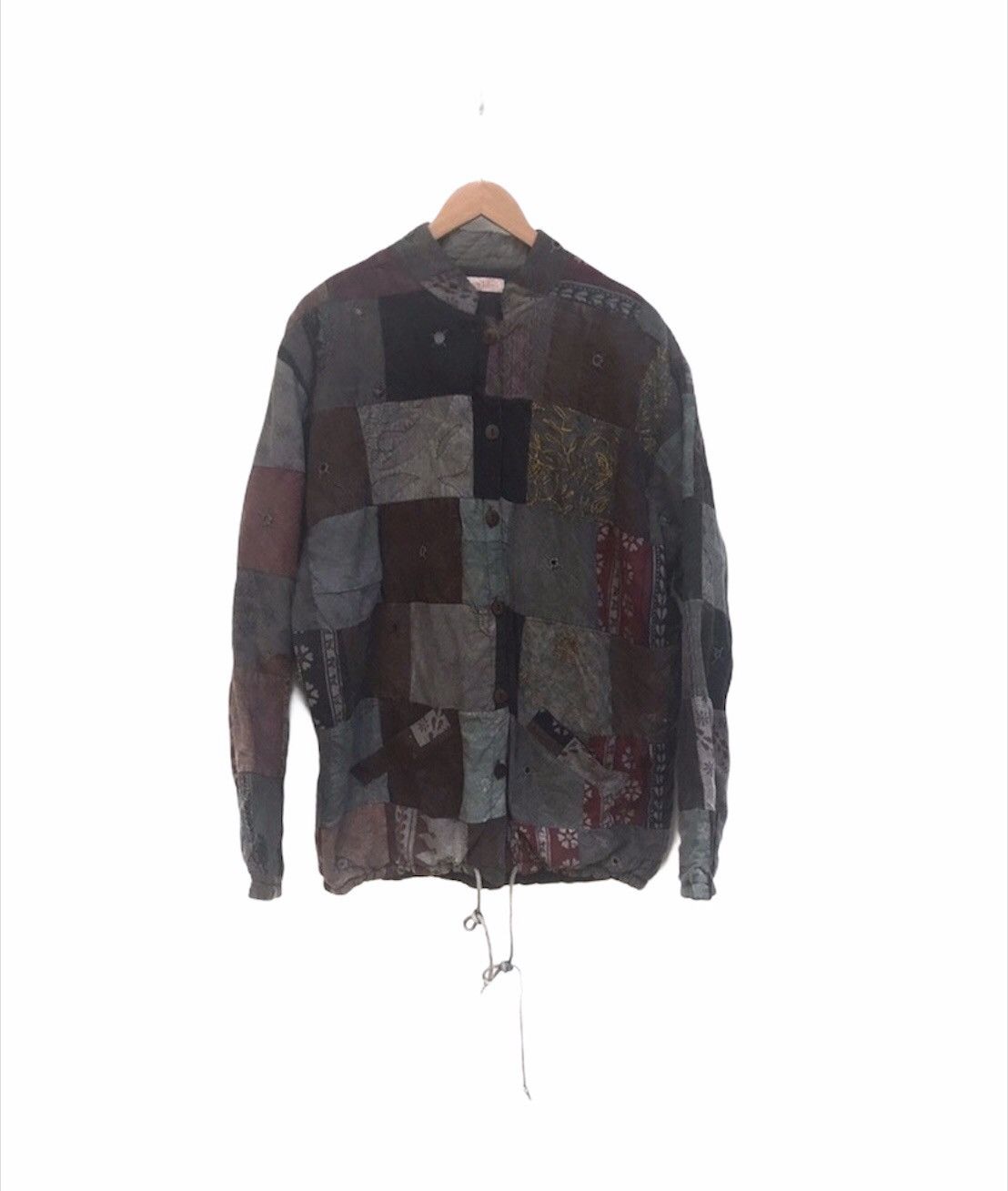 Designer × Japanese Brand Like Kapital Style Patchwork Ethnie Labels Button Jacket Size US L / EU 52-54 / 3 - 1 Thumbnail