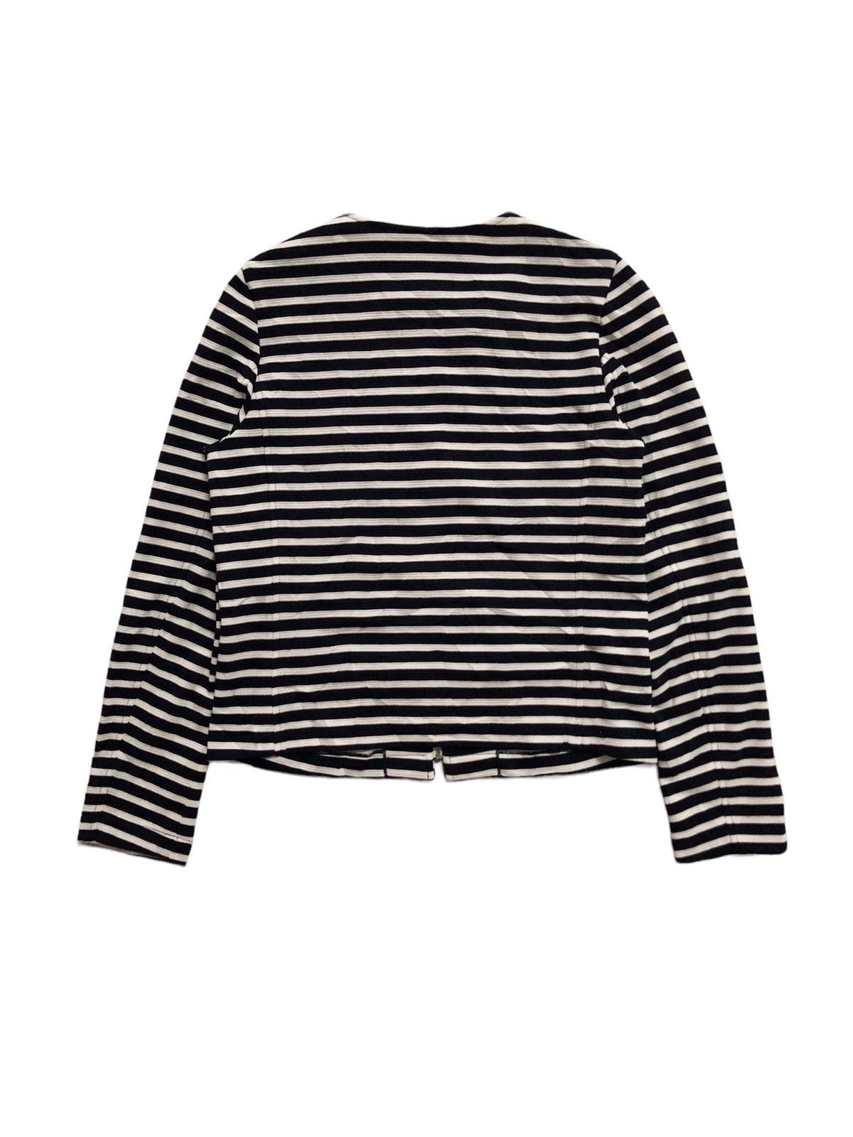 Uniqlo Uniqlo Striped Zipper Light Jacket Size S / US 4 / IT 40 - 2 Thumbnail