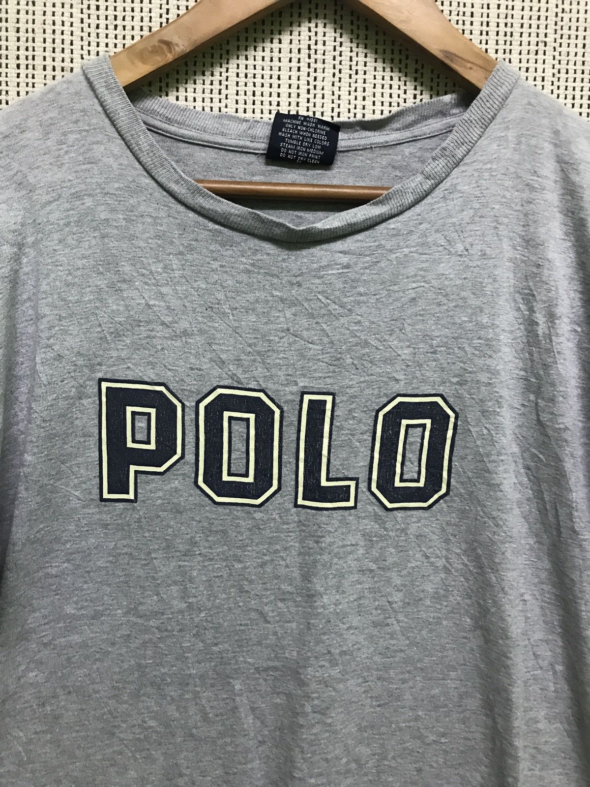 Polo Ralph Lauren Vintage polo by ralph lauren made in usa big logo Size US M / EU 48-50 / 2 - 2 Thumbnail