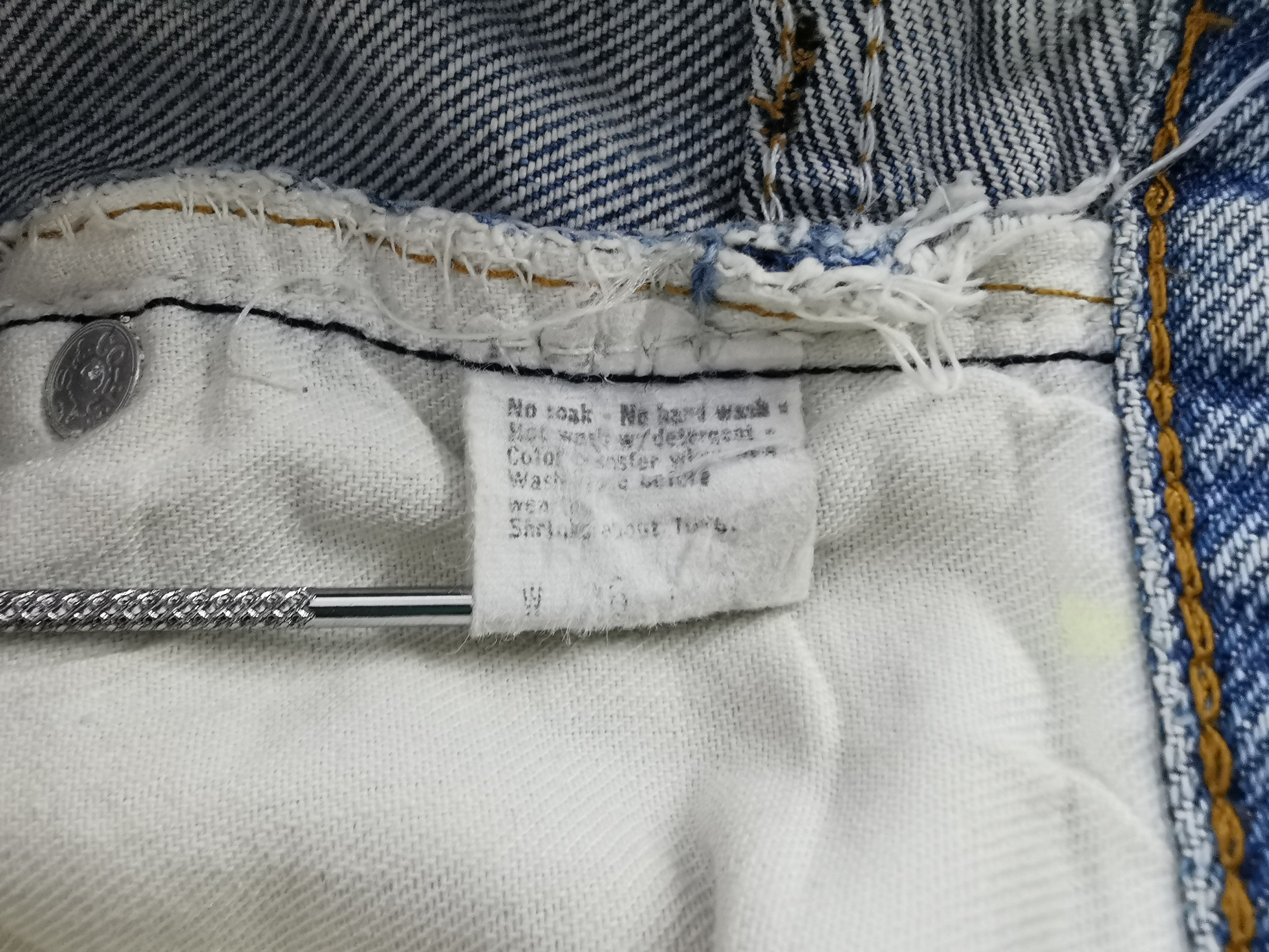 Levi's Distressed Levis Lot 501 Rindem Made In USA Size 35/36x35 Size US 35 - 10 Thumbnail
