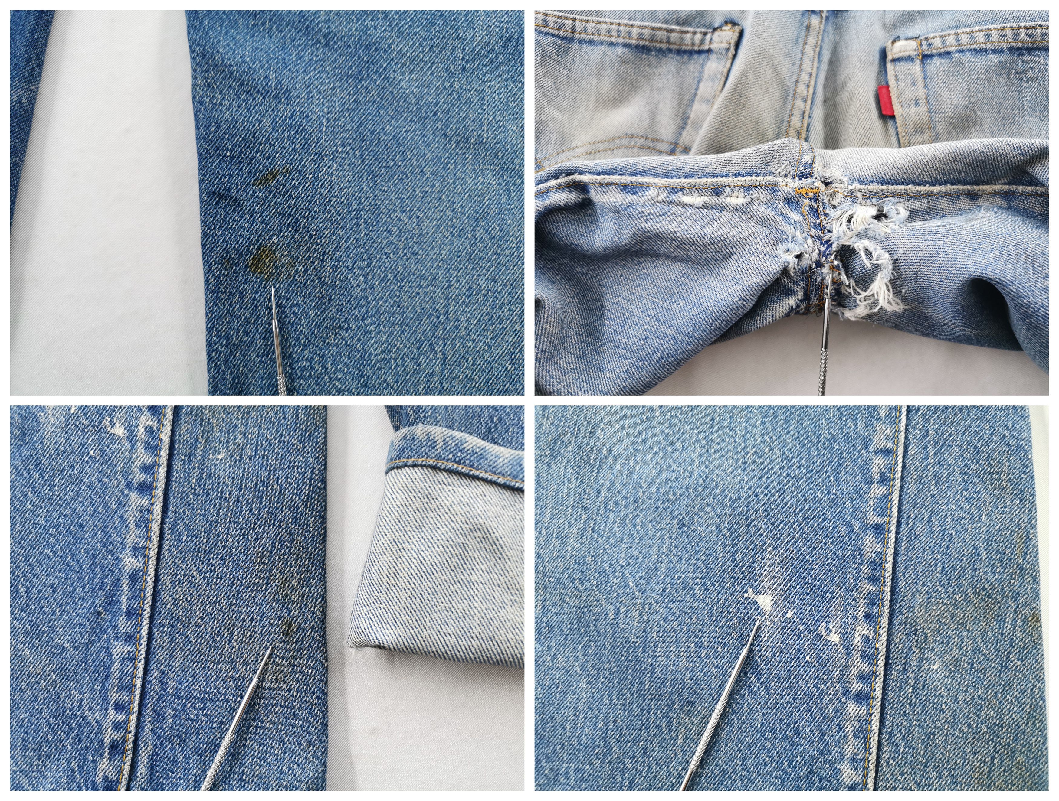 Levi's Distressed Levis Lot 501 Rindem Made In USA Size 35/36x35 Size US 35 - 6 Thumbnail