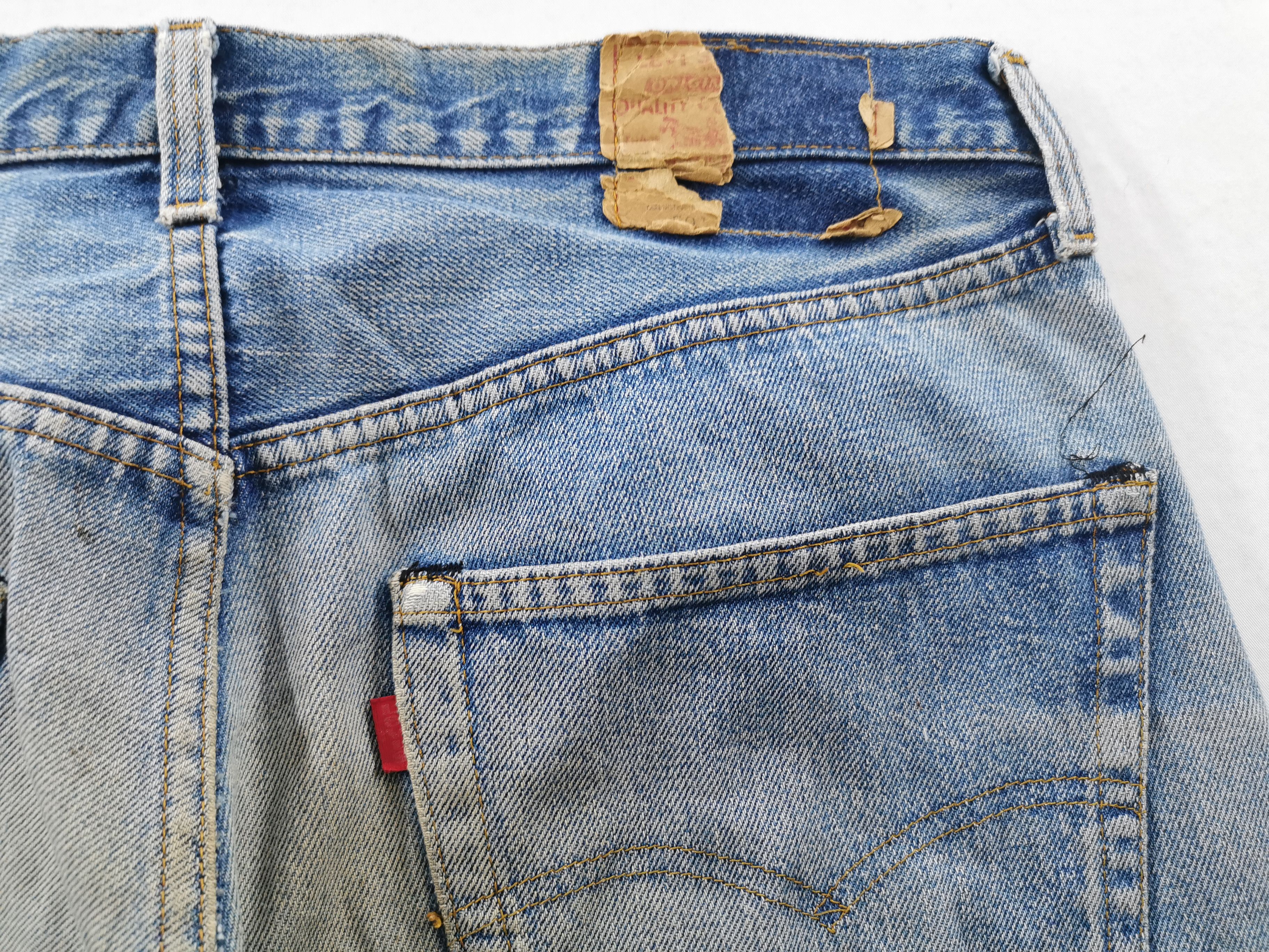 Levi's Distressed Levis Lot 501 Rindem Made In USA Size 35/36x35 Size US 35 - 7 Thumbnail