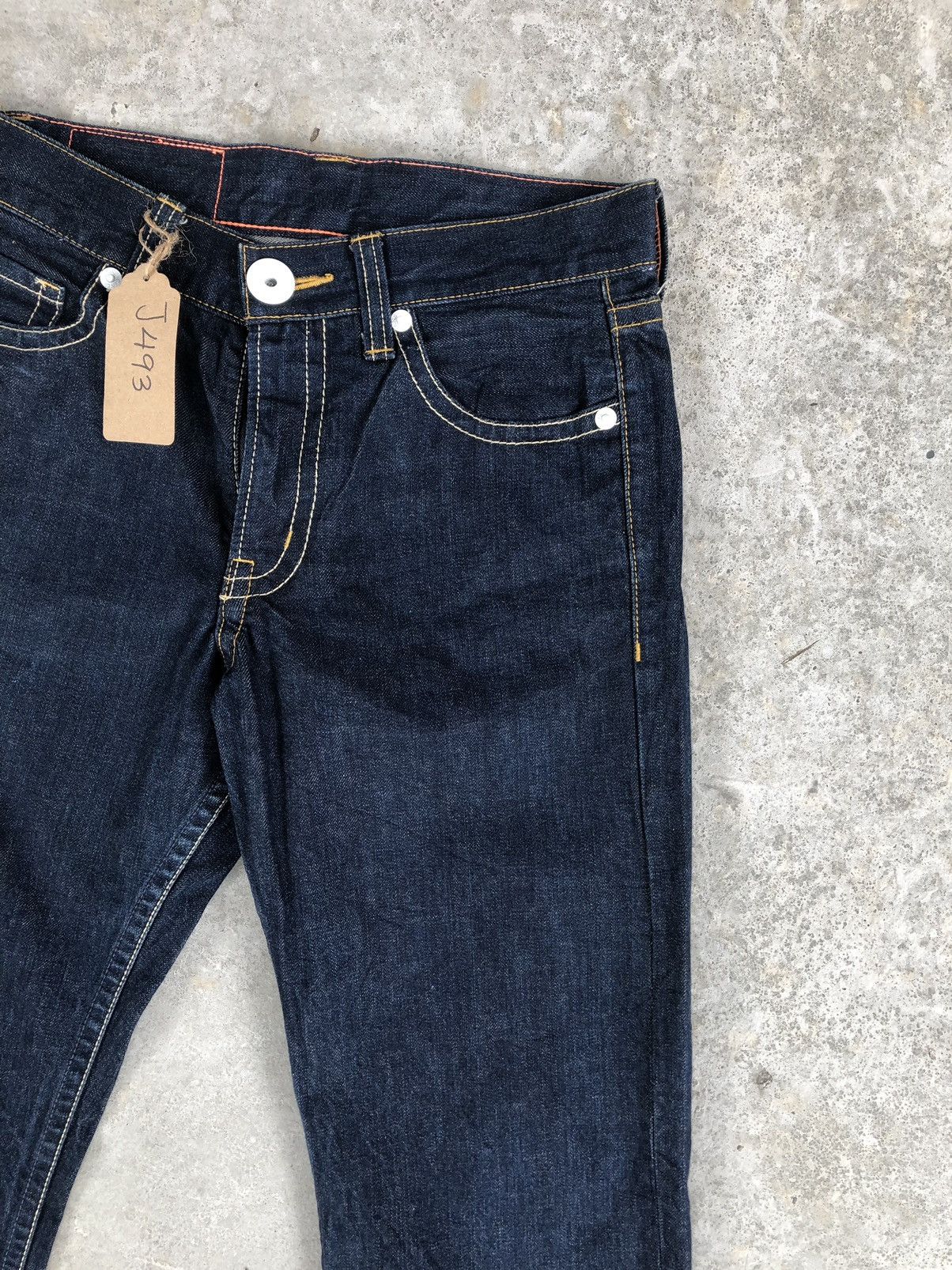 Japanese Brand Vintage Co&Lu Daicock Evisu Style Selvedge Big Logo Size US 31 - 12 Thumbnail