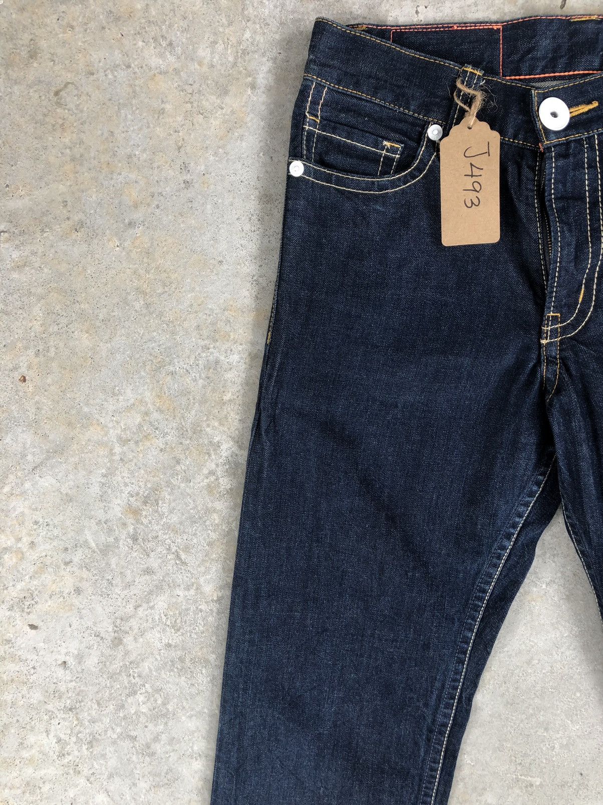 Japanese Brand Vintage Co&Lu Daicock Evisu Style Selvedge Big Logo Size US 31 - 11 Thumbnail